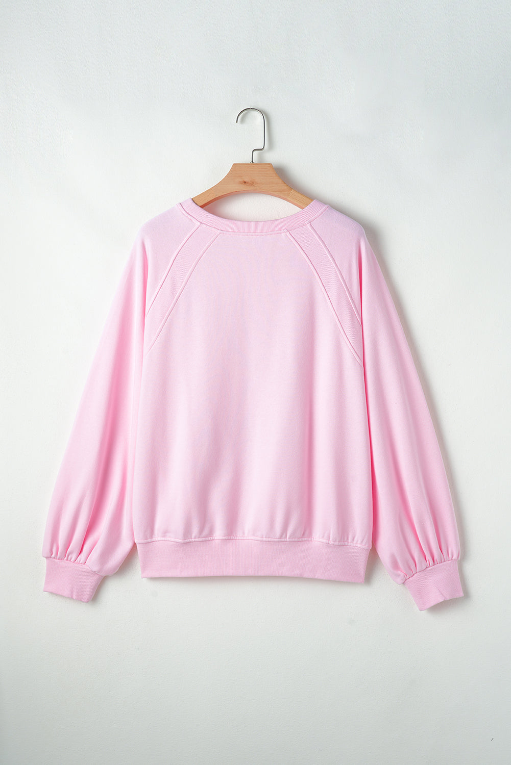 Sweat-shirt brodé a manches raglan Hugs and Kisses Pop Up