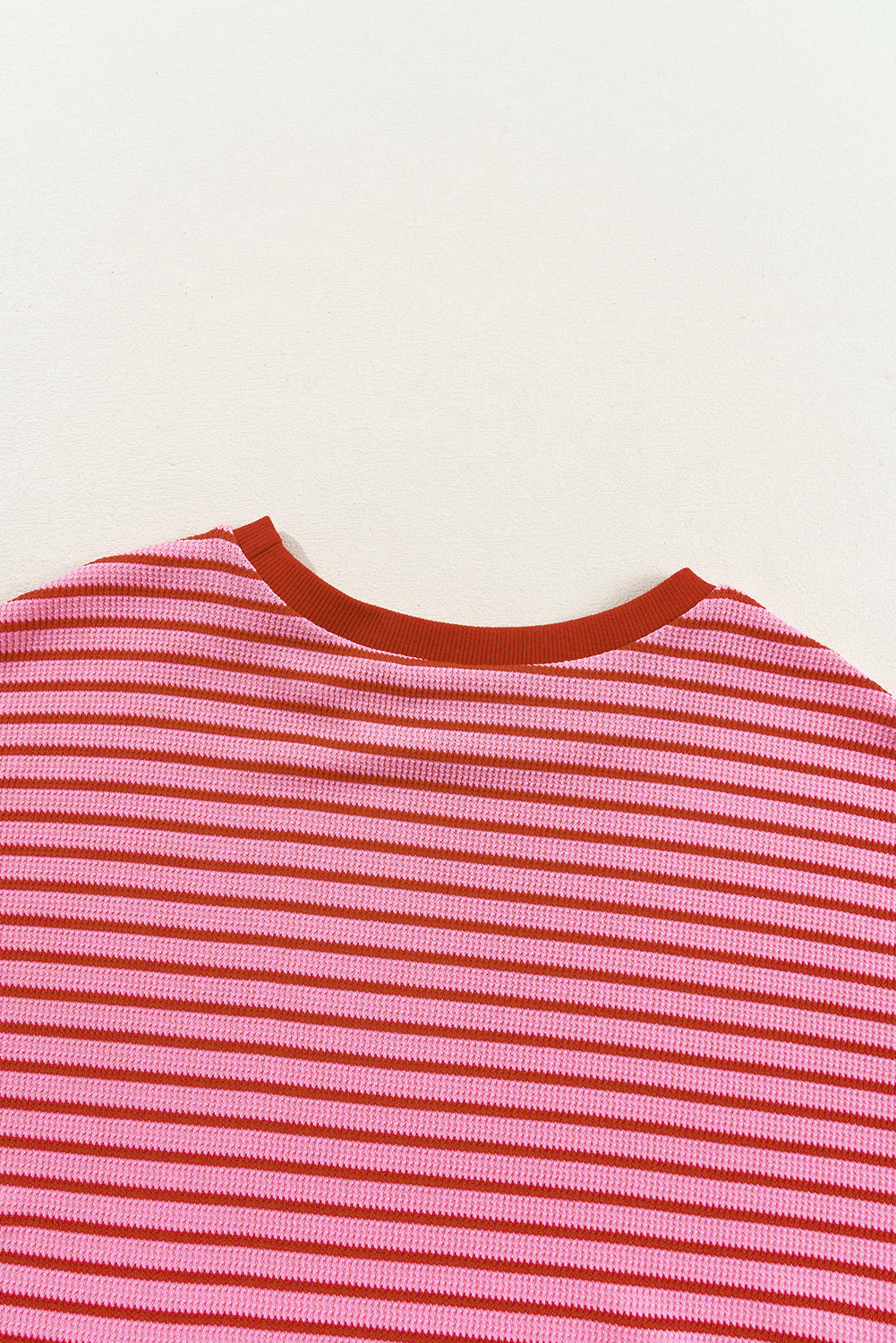 T-shirt tricoté à col rond
