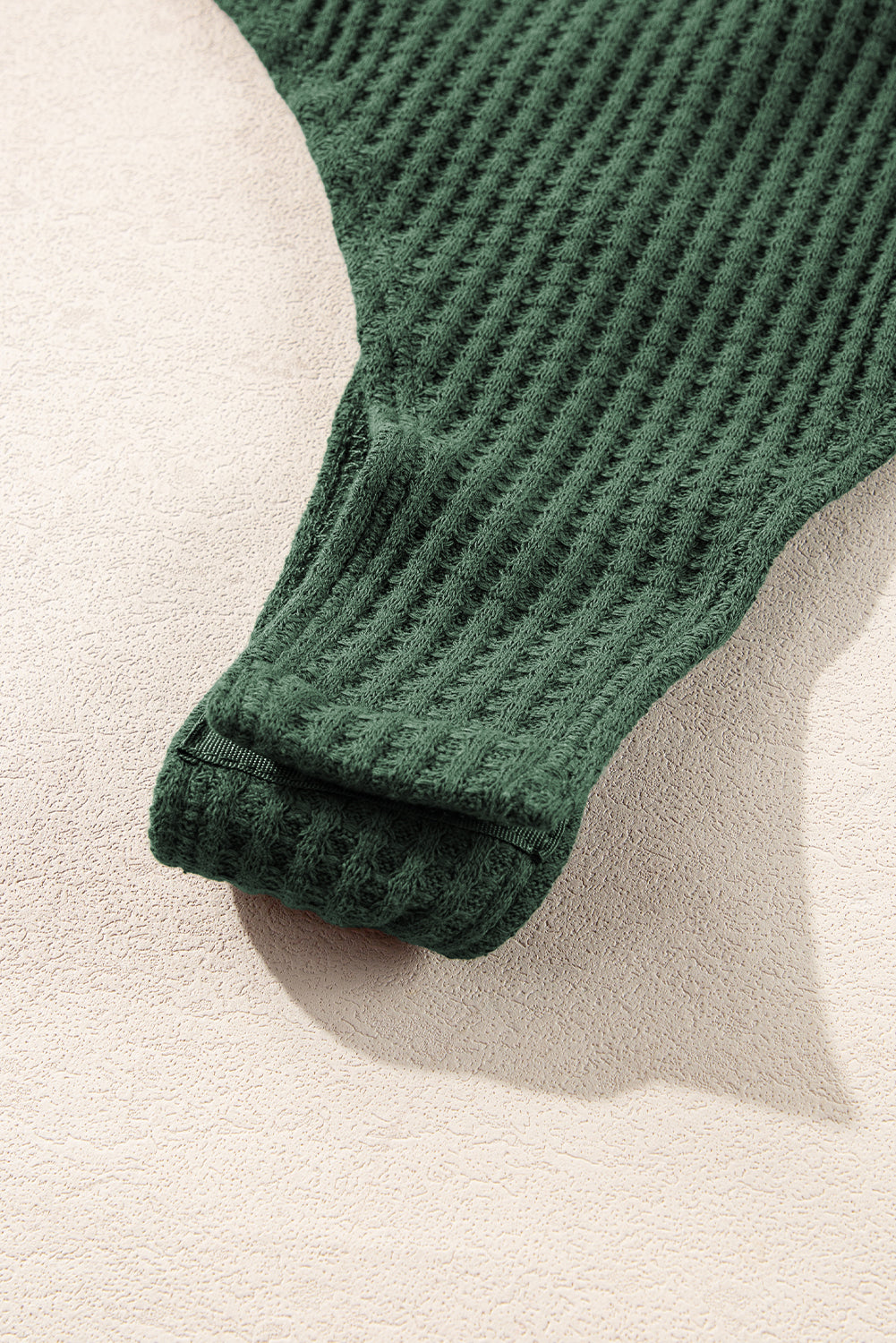 Body cache-cœur coupe ajustée en tricot gaufré a col en V