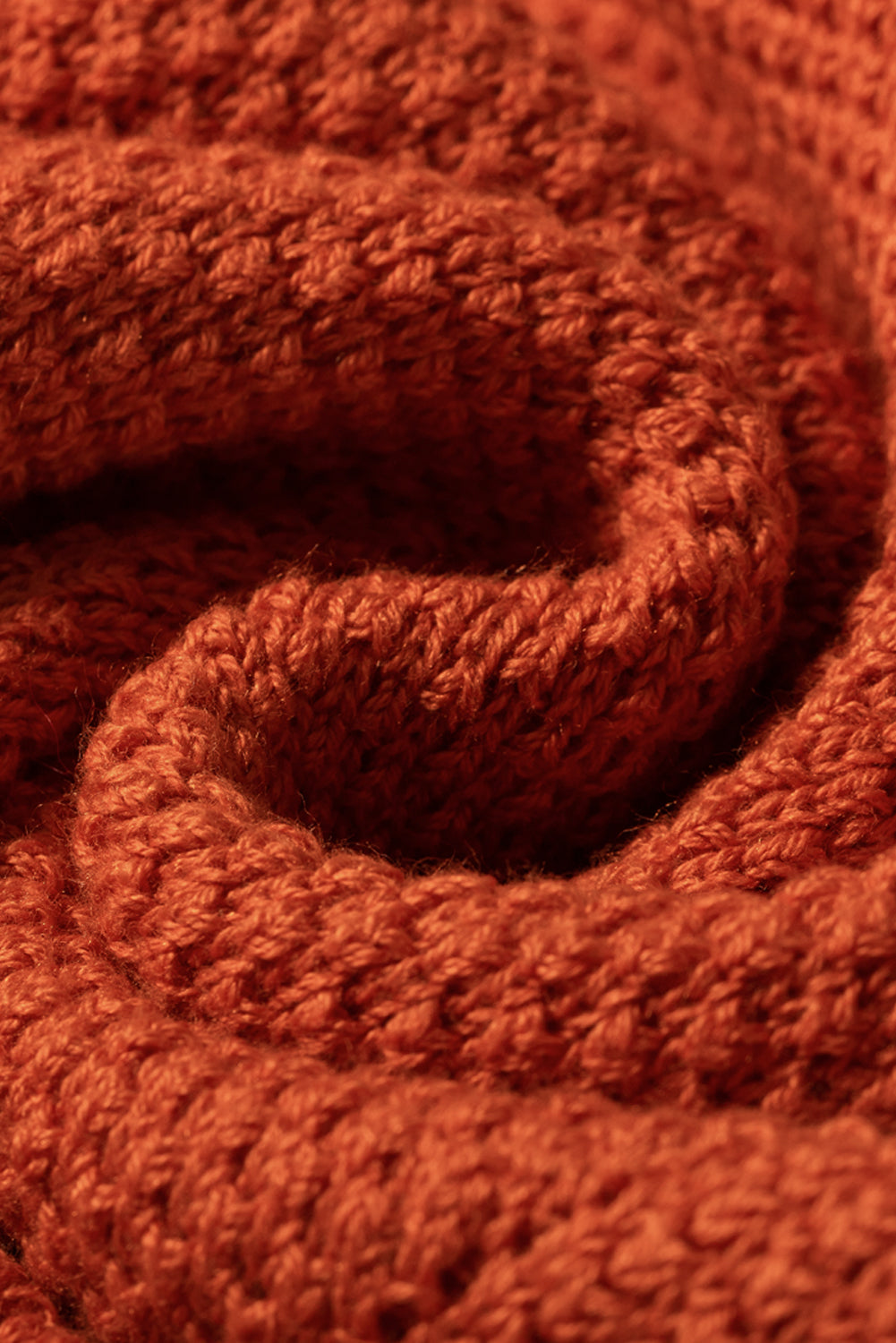 Haut en tricot texturé a manches bouffantes et col carré