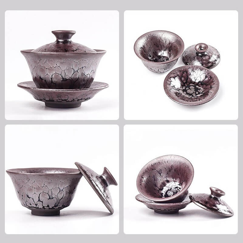 Jian Zhan Yuteki Tenmoku Tea Gaiwan