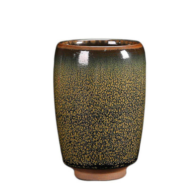 Green Partridge Tenmoku Tumbler Grip Cup
