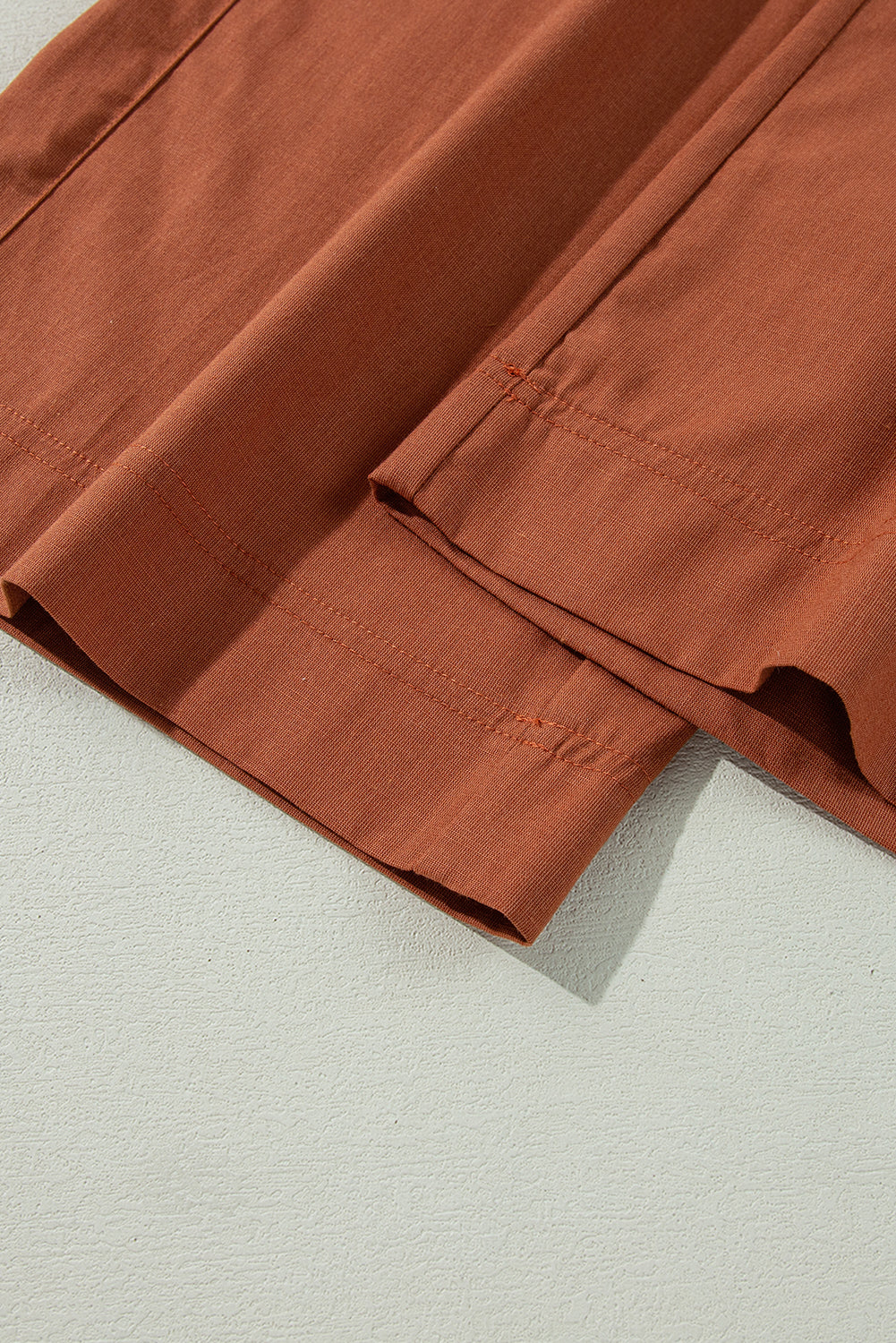 Pantalon décontracté a jambe droite avec poches a taille élastique