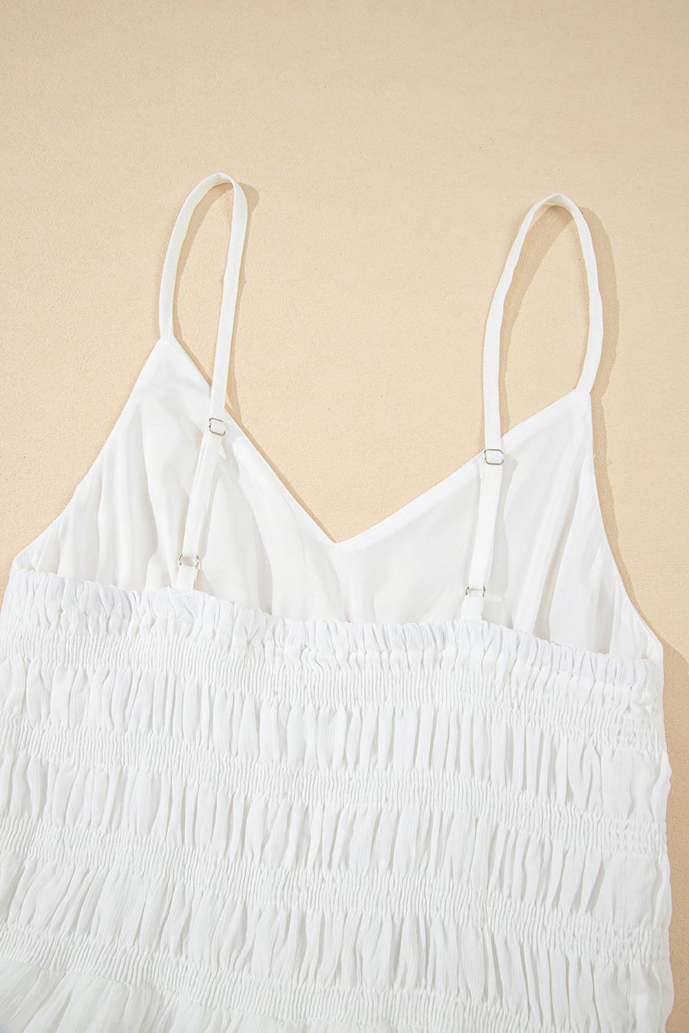 Robe longue élégante à bretelles spaghetti et taille haute
