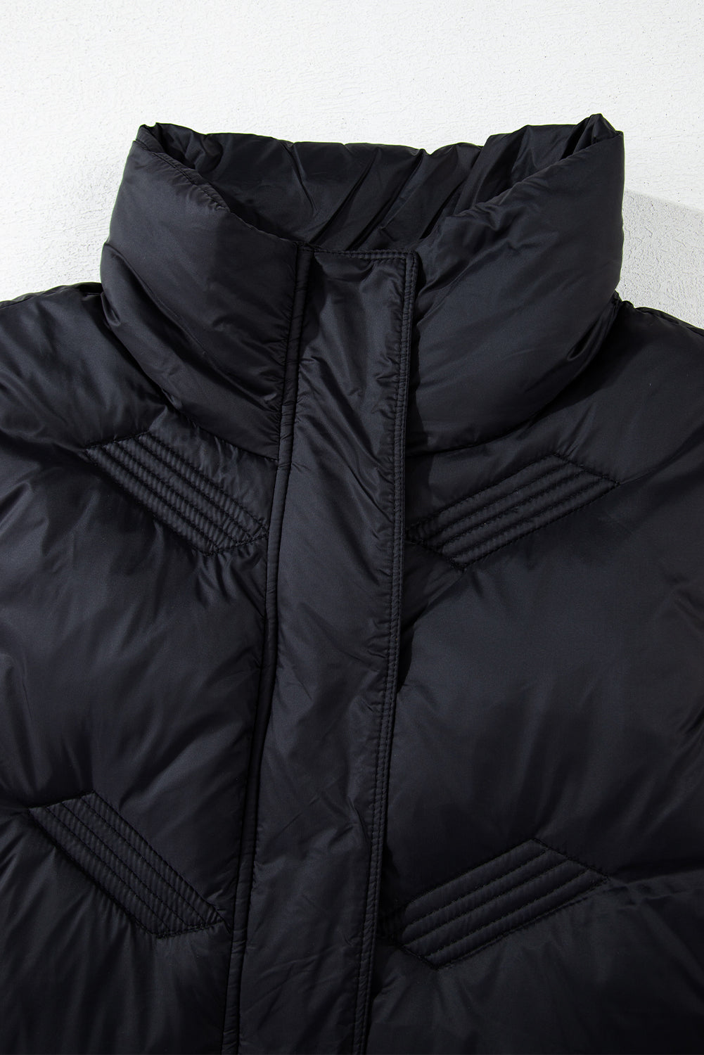 Veste matelassée zippée a col haut