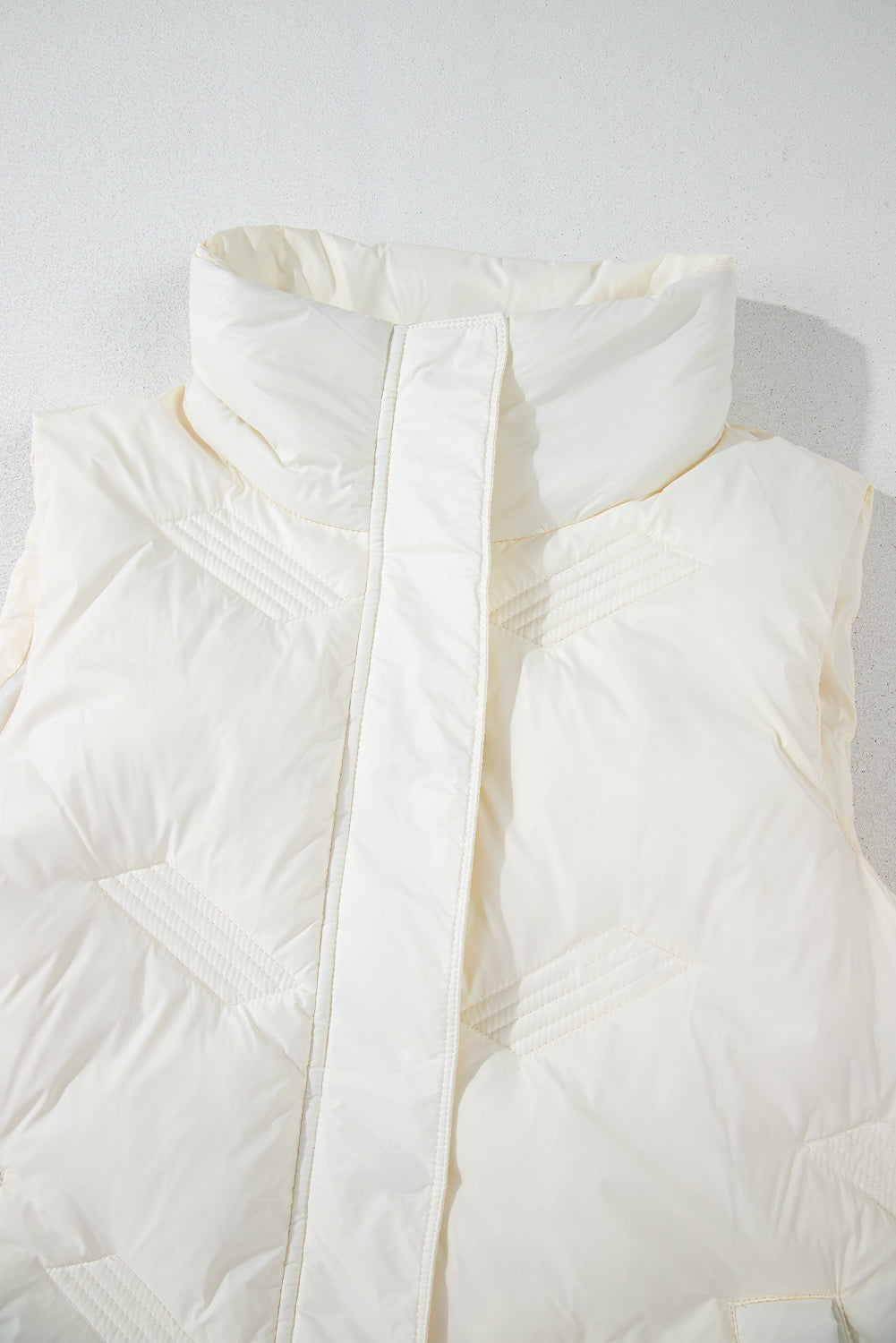 Veste matelassée zippée a col haut