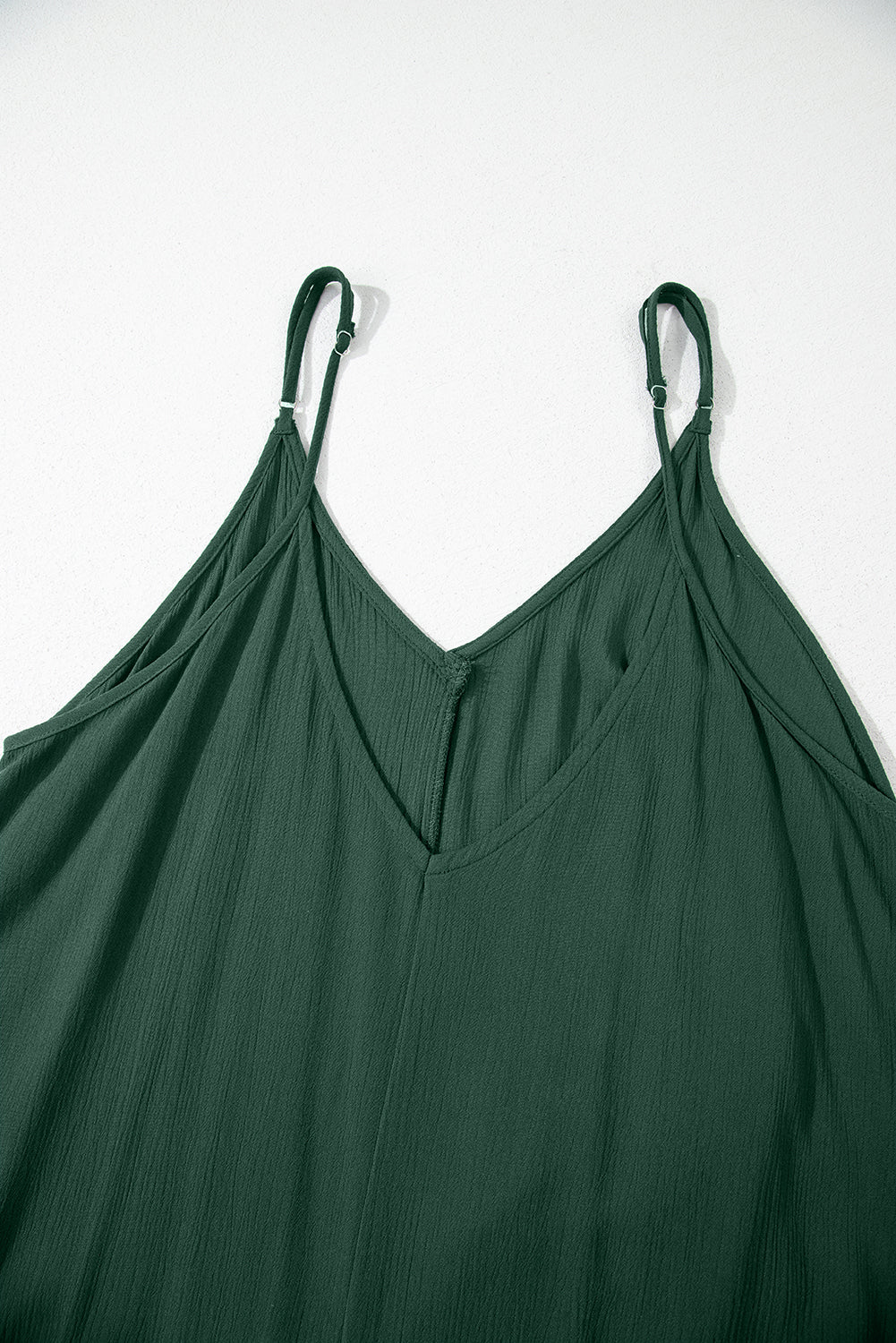 Robe longue ample à bretelles spaghetti et poches