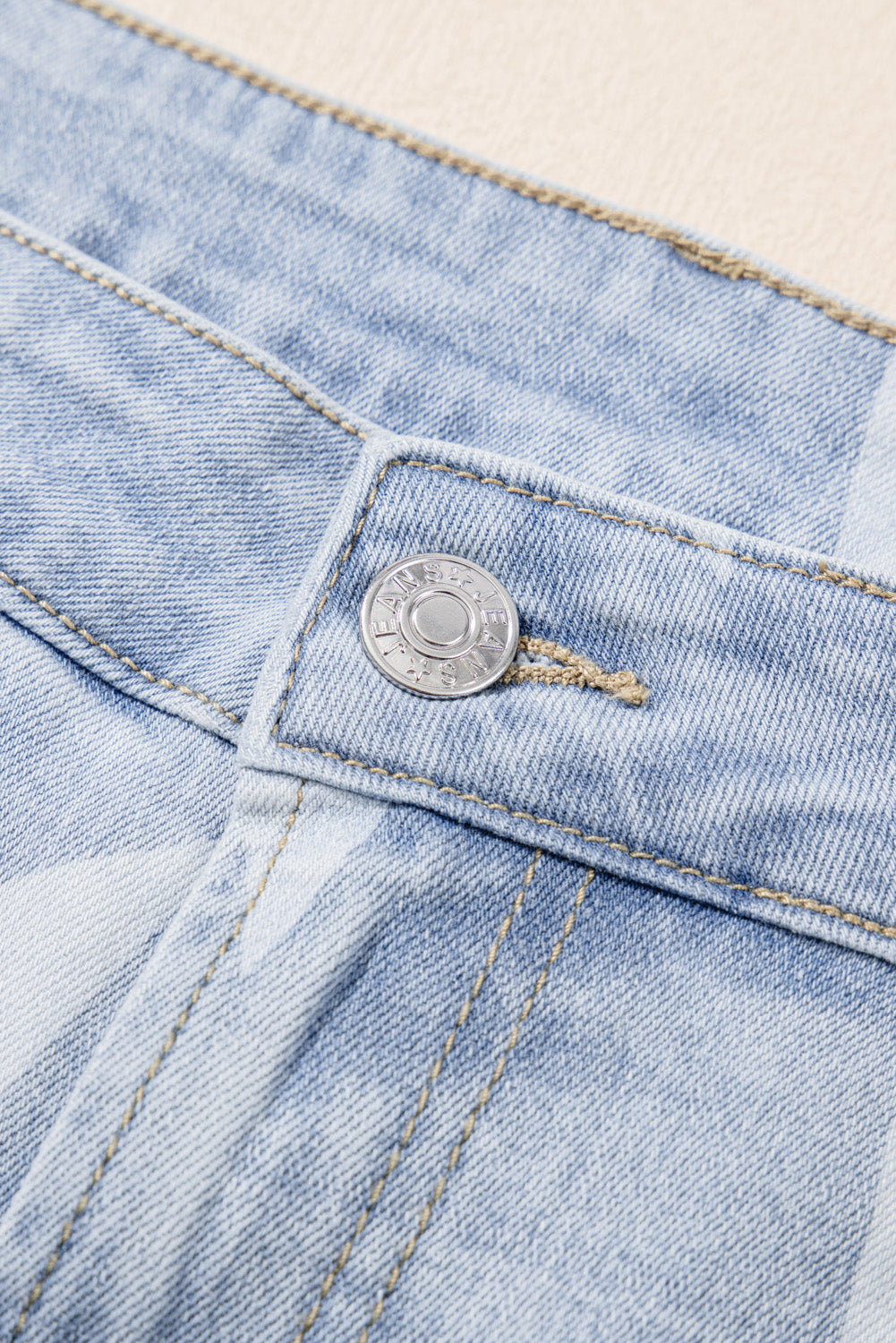 Jean taille haute a motif étoile grande taille