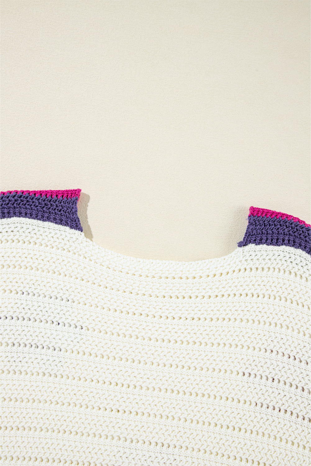Pull en tricot pointelle à fleurs marguerite