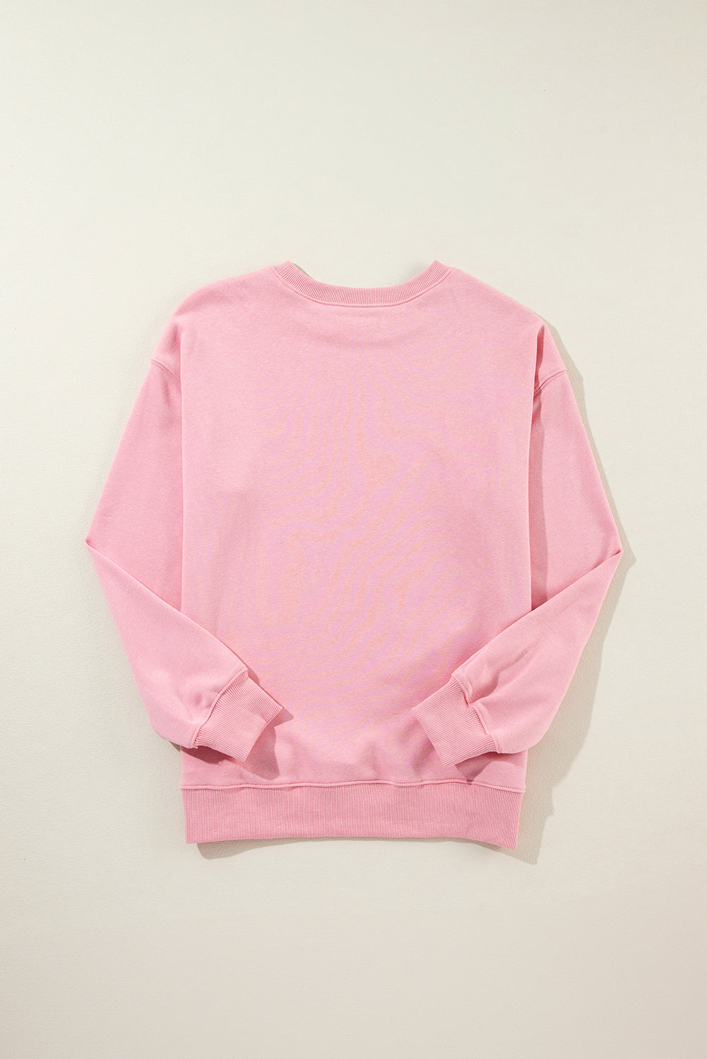 Sweat-shirt classique uni à col rond