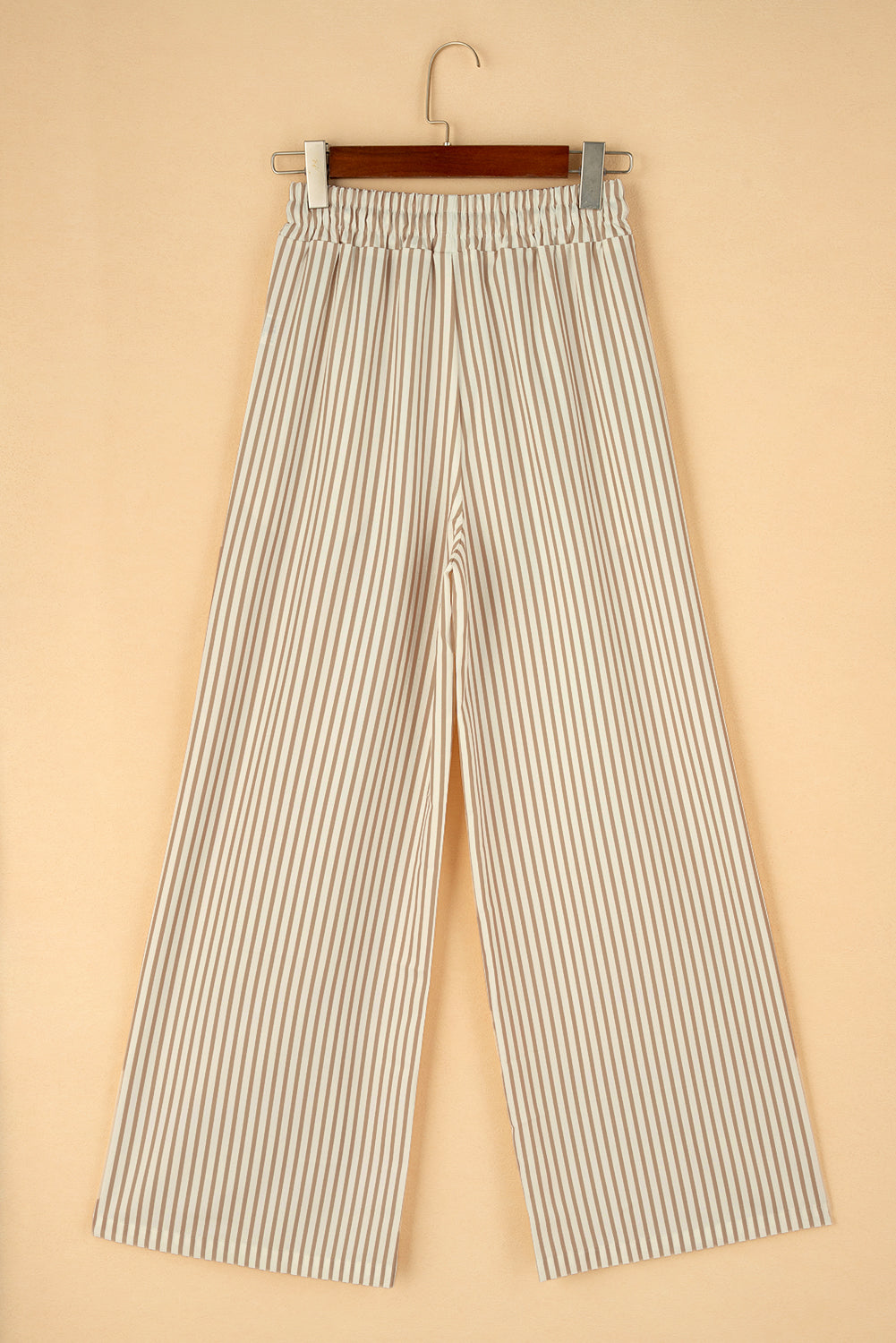 Pantalon imprimé a jambe large et cordon de serrage