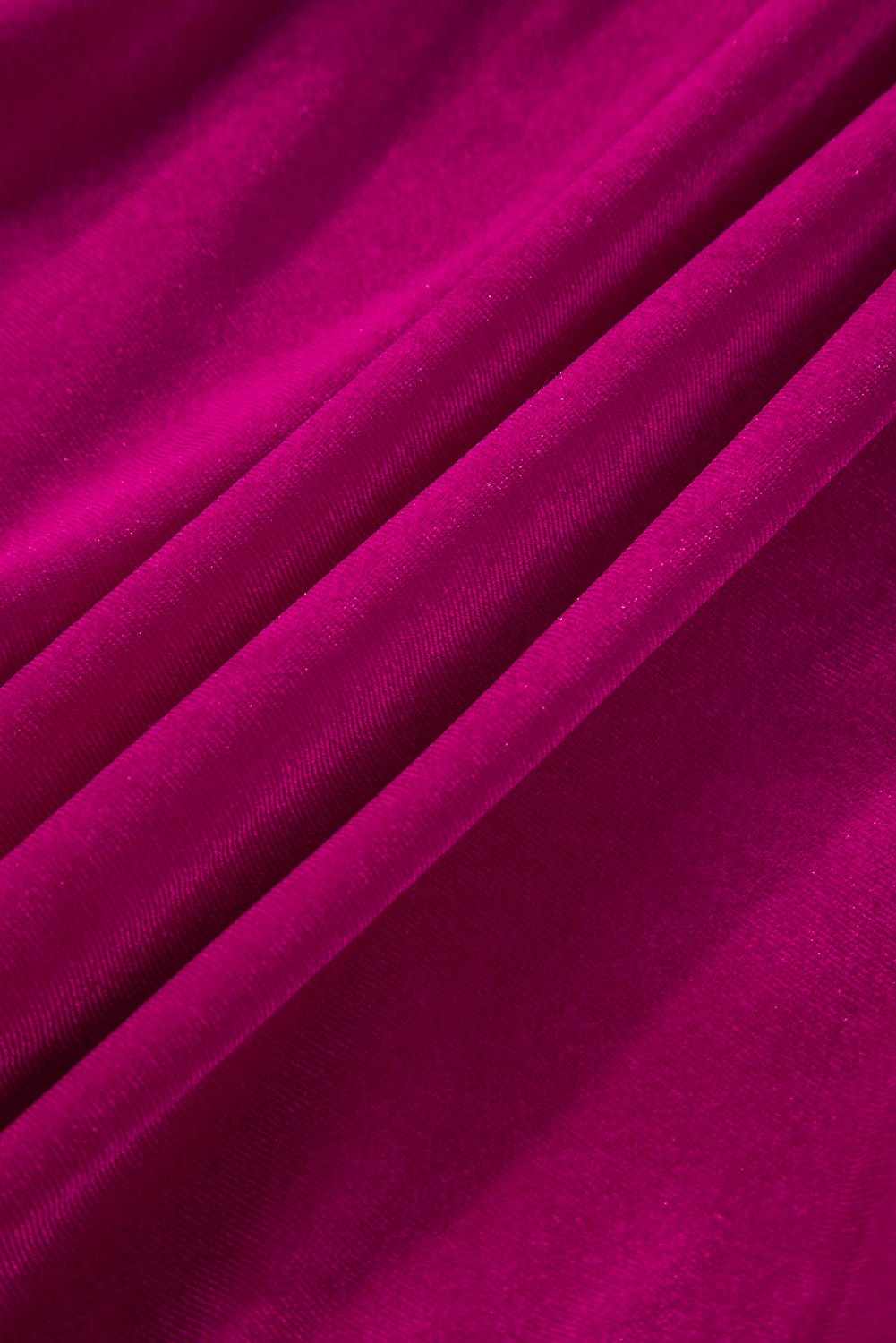 Robe longue froncée a col en V et a volants en velours de grande taille