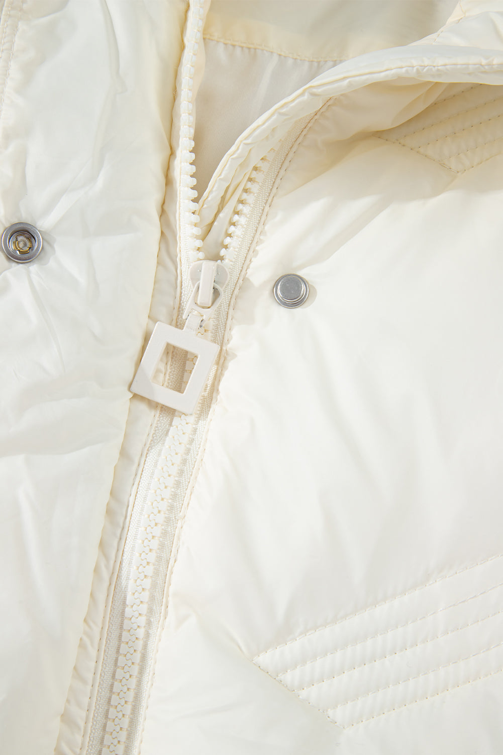 Veste matelassée zippée a col haut