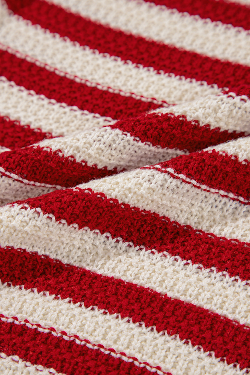 Débardeur en tricot texturé à ourlet côtelé