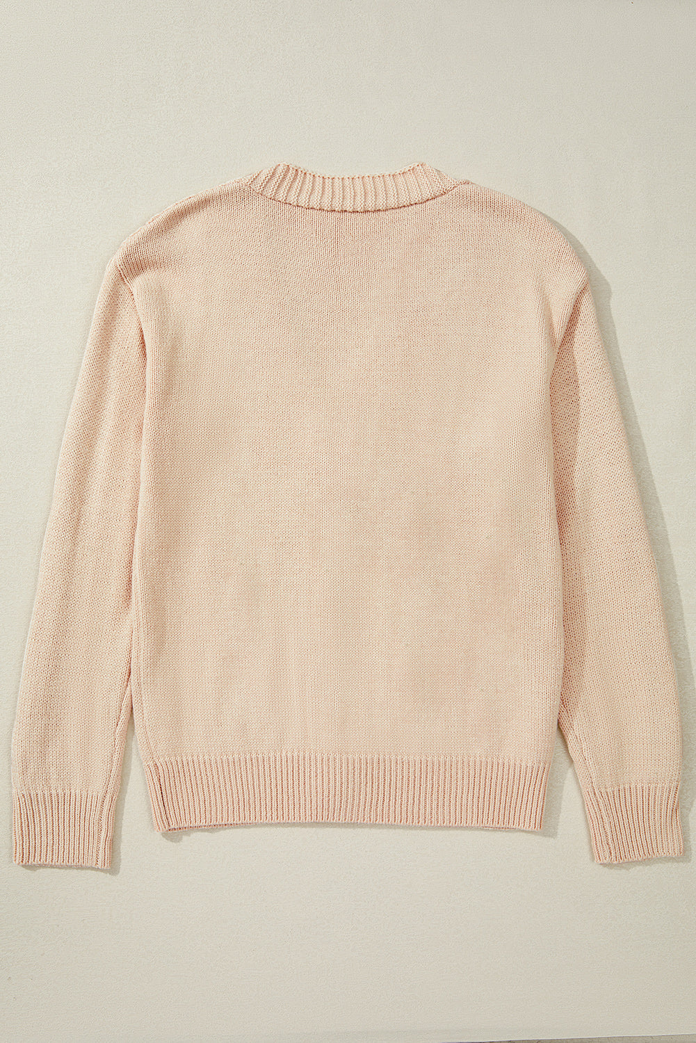 Cardigan pull ouvert en tricot a épaules tombantes