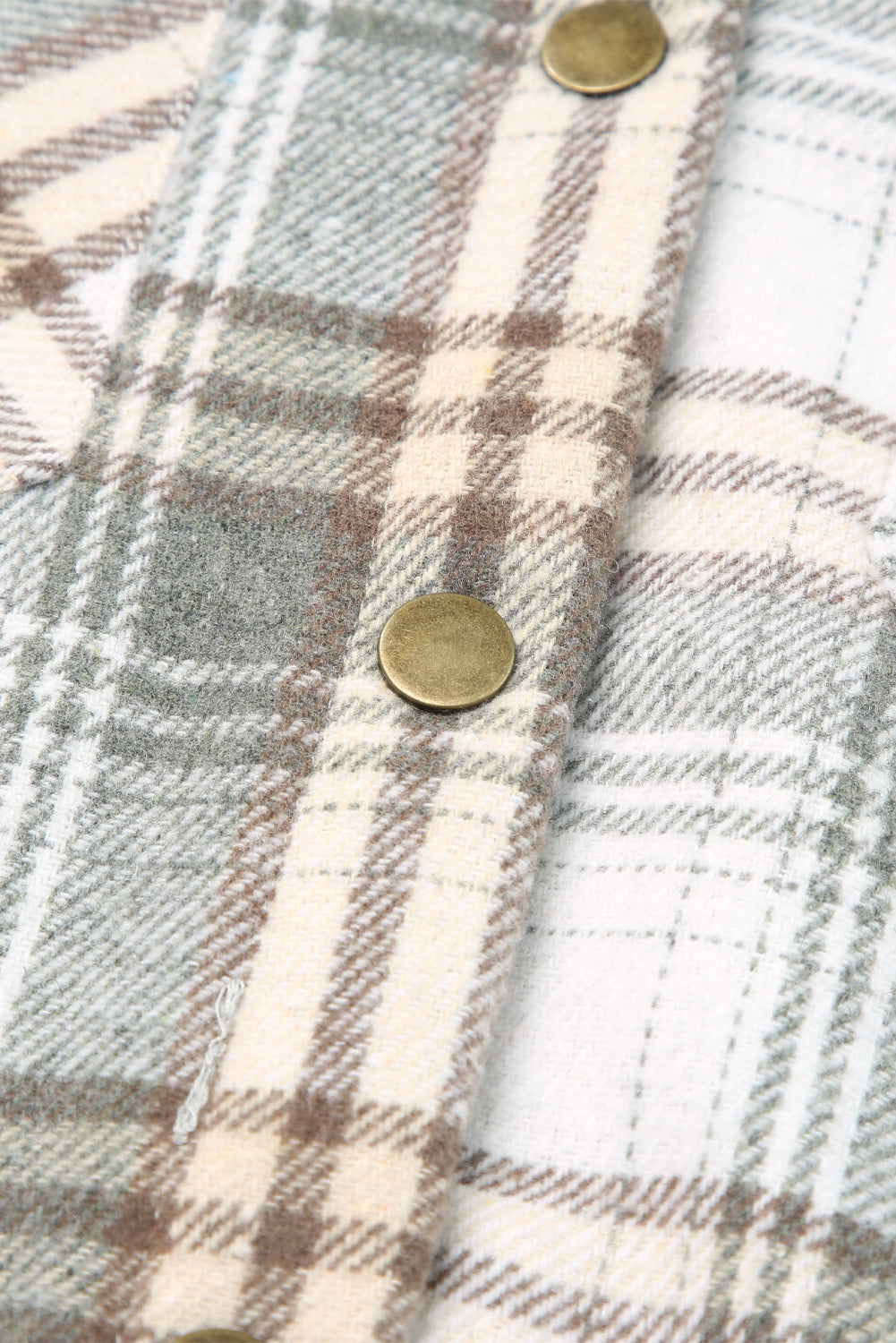 Veste à capuche à carreaux doublée en sherpa