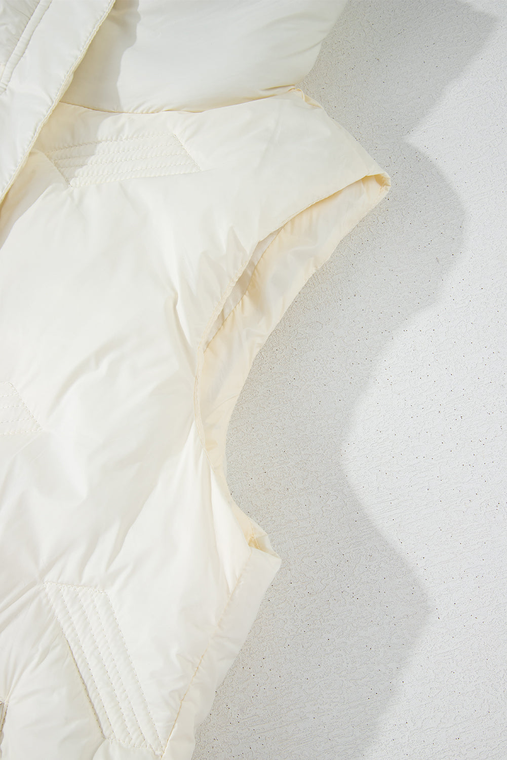 Veste matelassée zippée a col haut