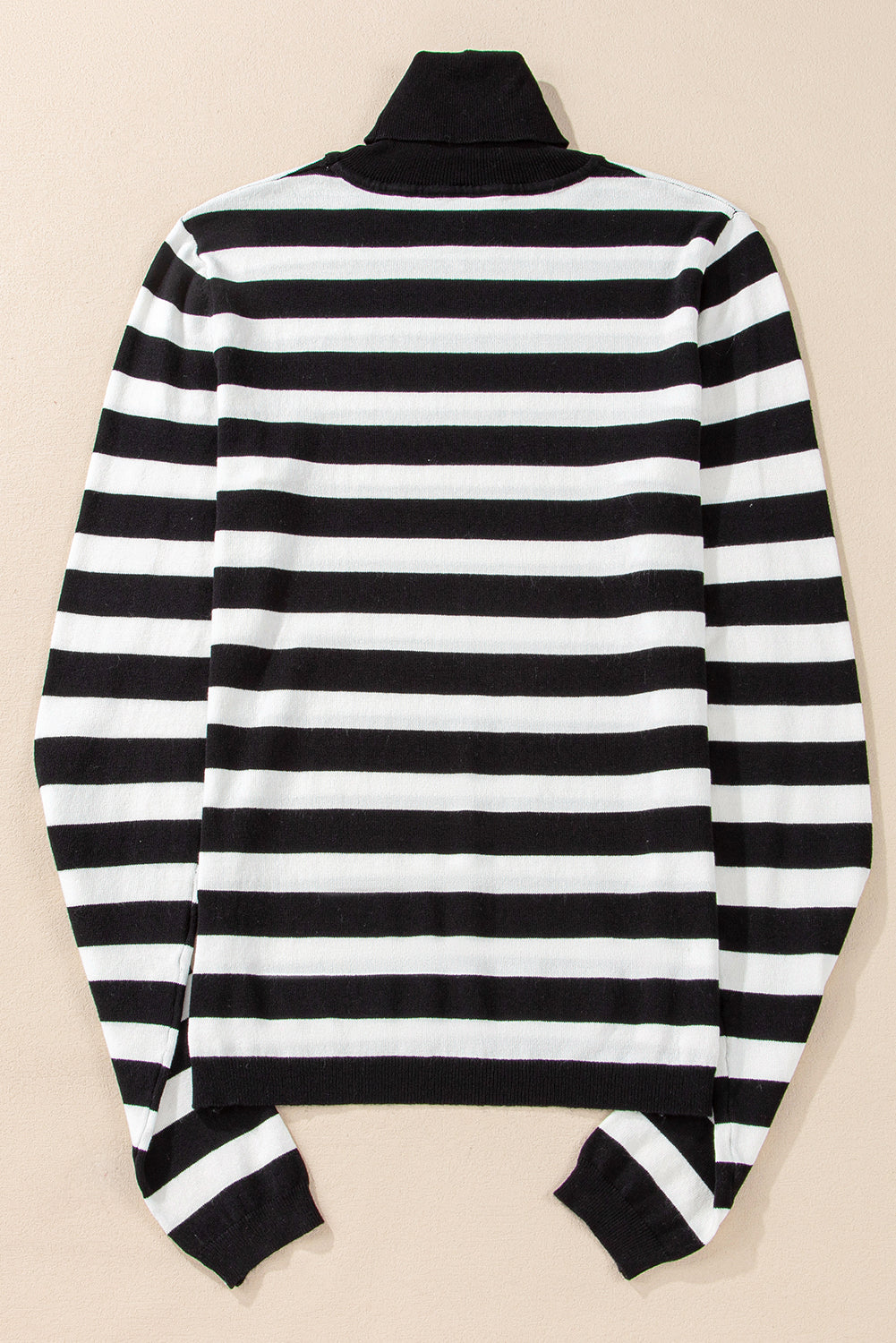 Pull en tricot coupe slim a col montant