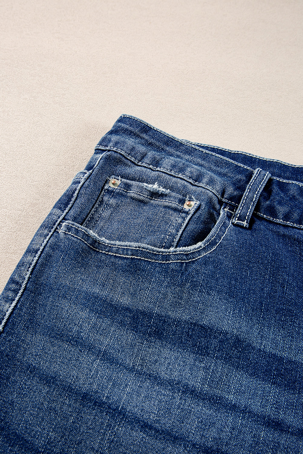 Jean Flare Taille Haute Fentes Latérales de Grande Taille