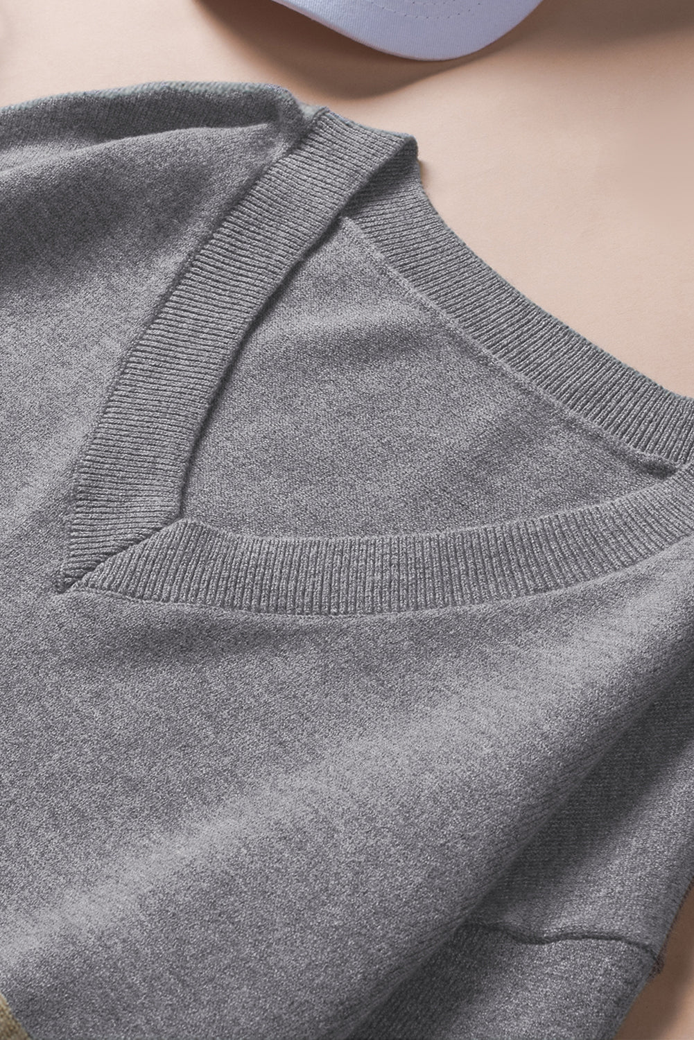 Pull a col en V color block