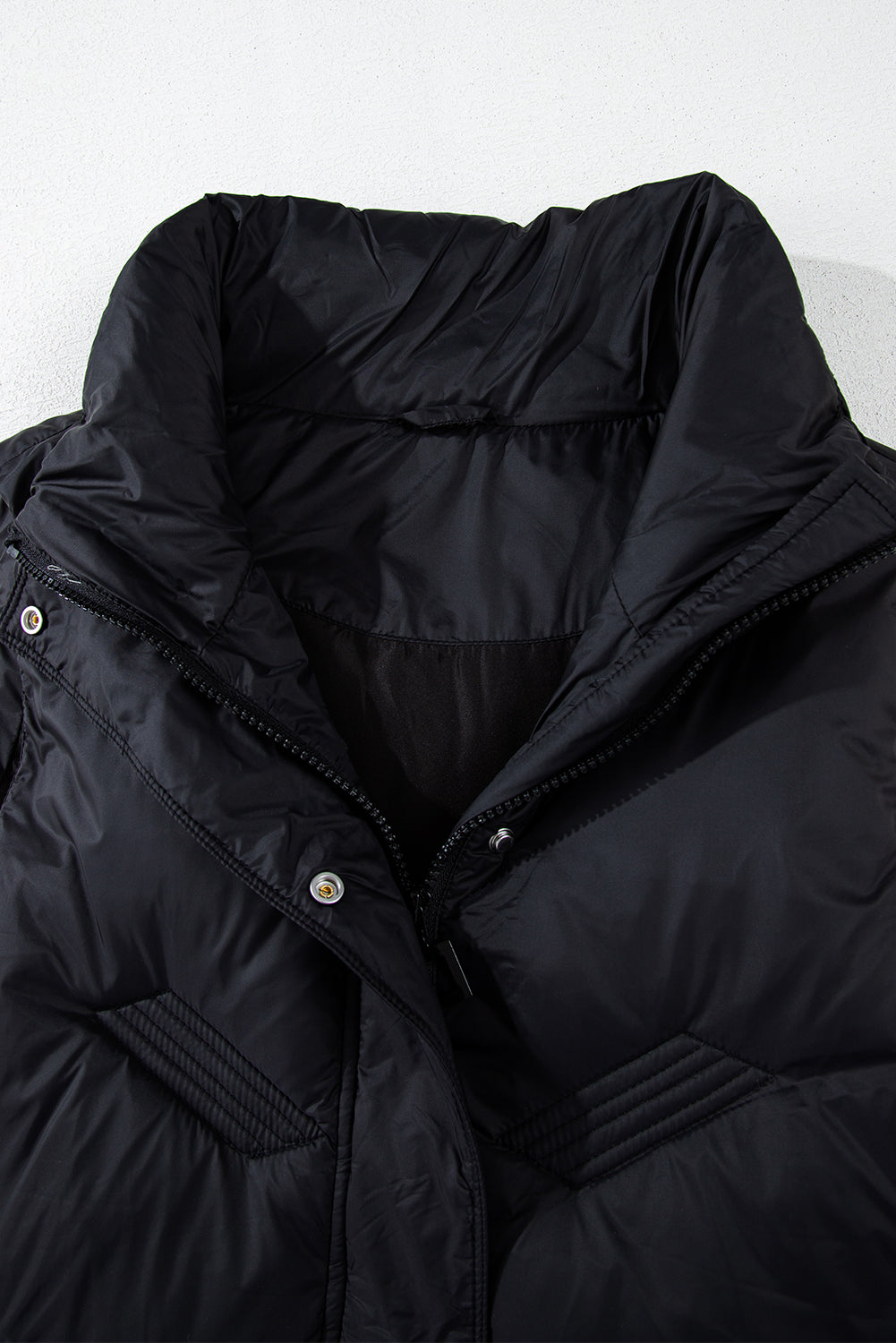 Veste matelassée zippée a col haut