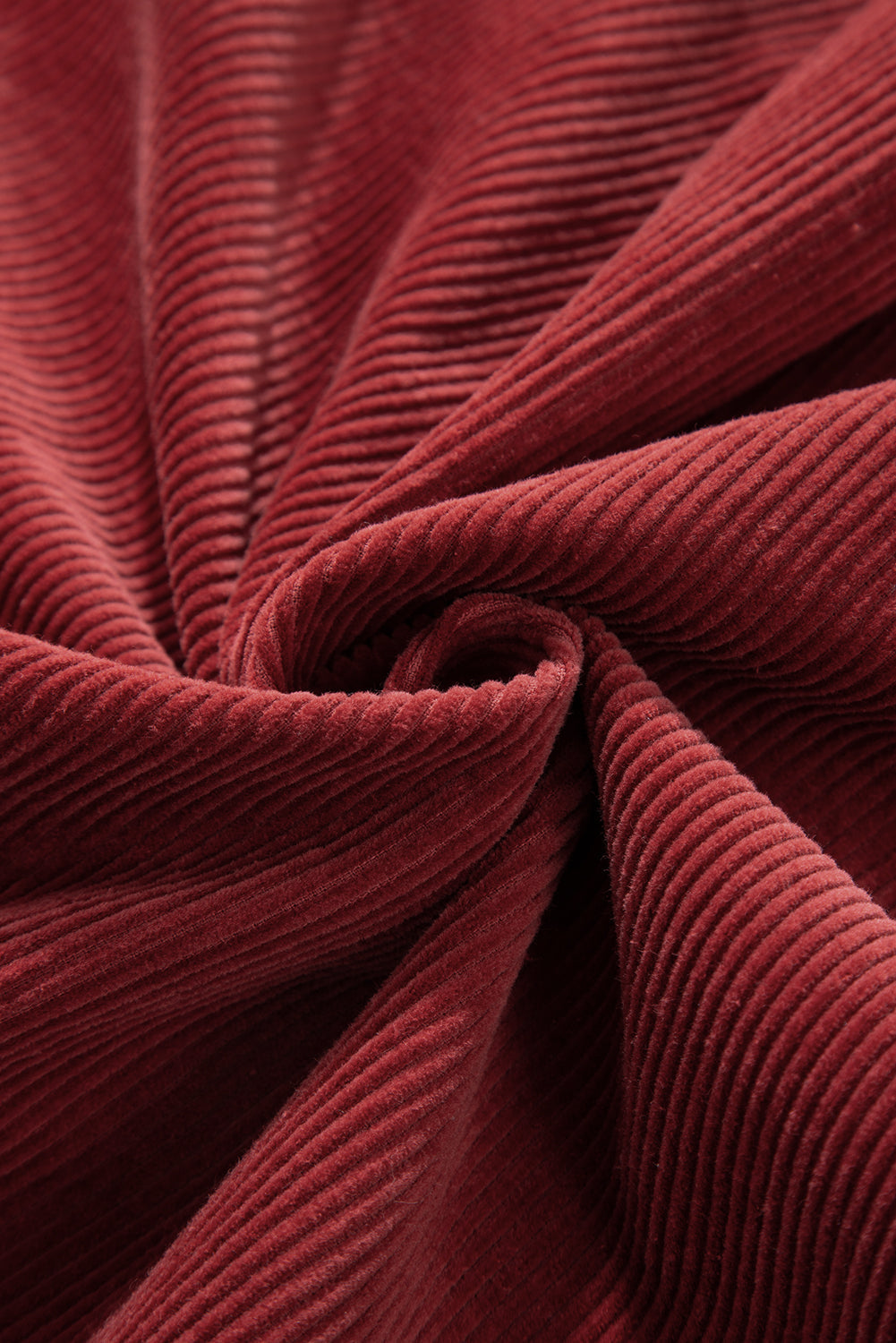 Veste surdimensionnée en velours côtelé a bords bruts et patchwork a carreaux