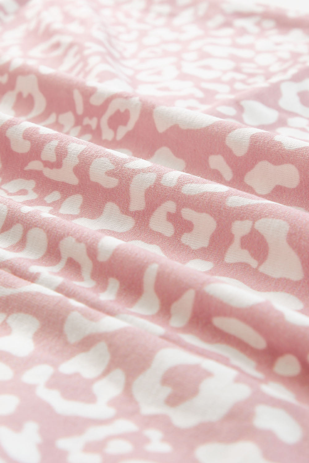 Robe longue sans manches à poches et imprimé léopard