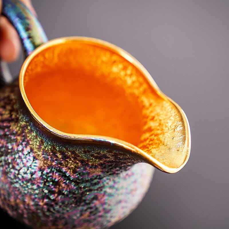 Golden Tenmoku Jian Zhan Tea Set