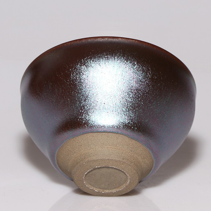 Tenmoku Tea Cup Color Blue