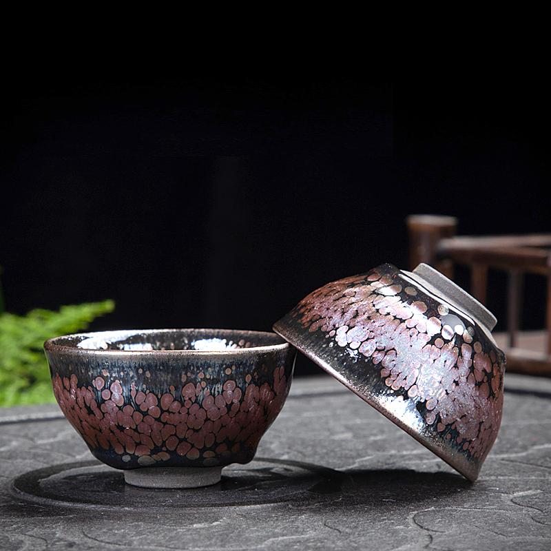 Sunset Tenmoku Jian Zhan Tea Set