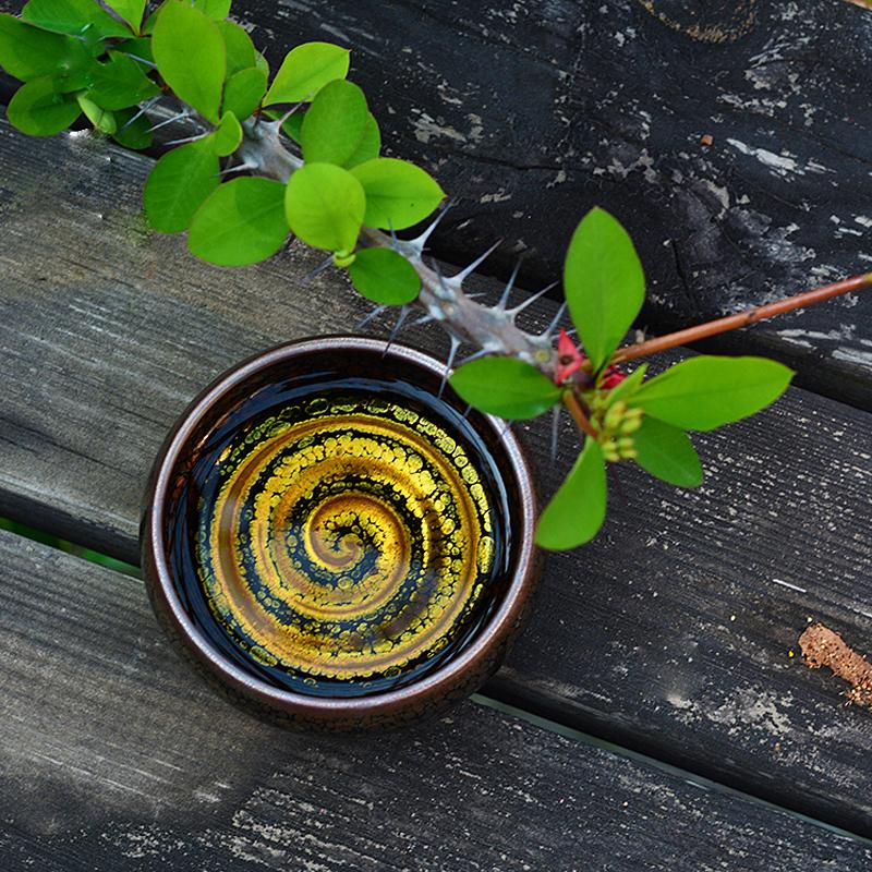 Silkveil Jianzhan Tenmoku Tea Cup