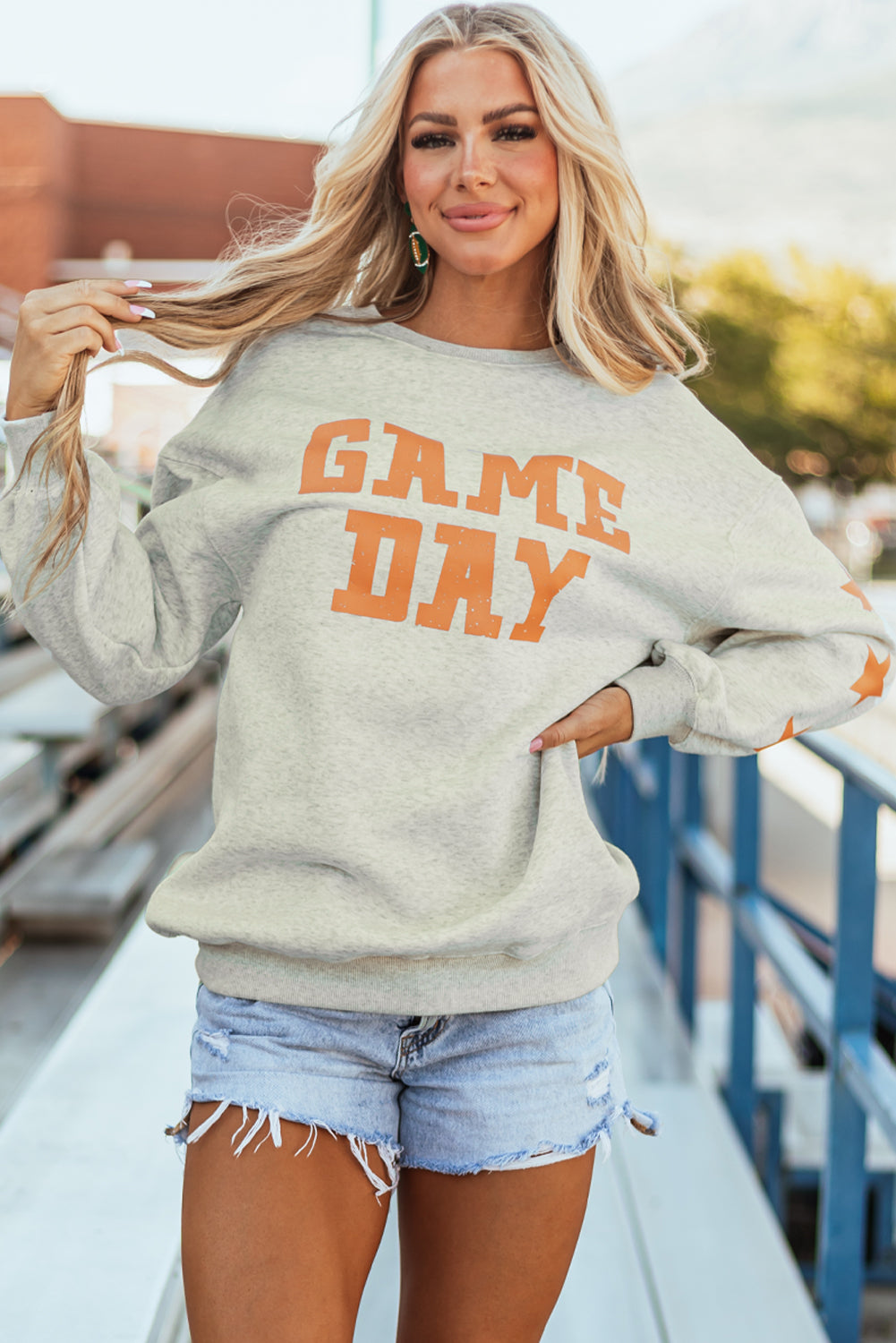 Sweat-shirt graphique de la saison de football de rugby du jour du match