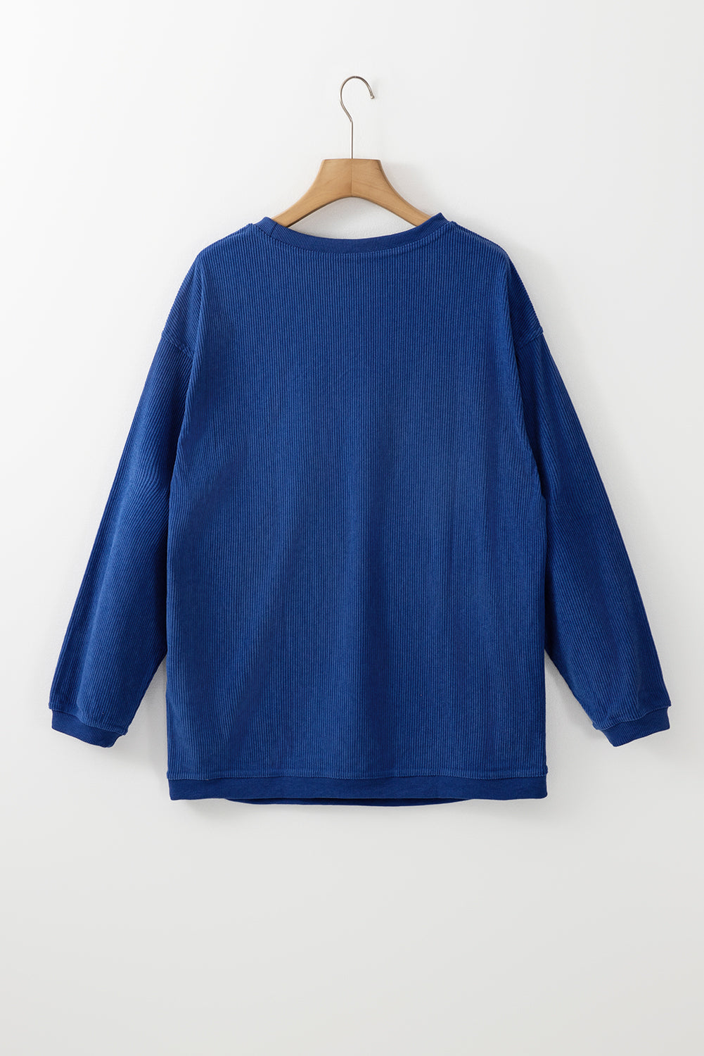 Sweat oversize en velours côtelé