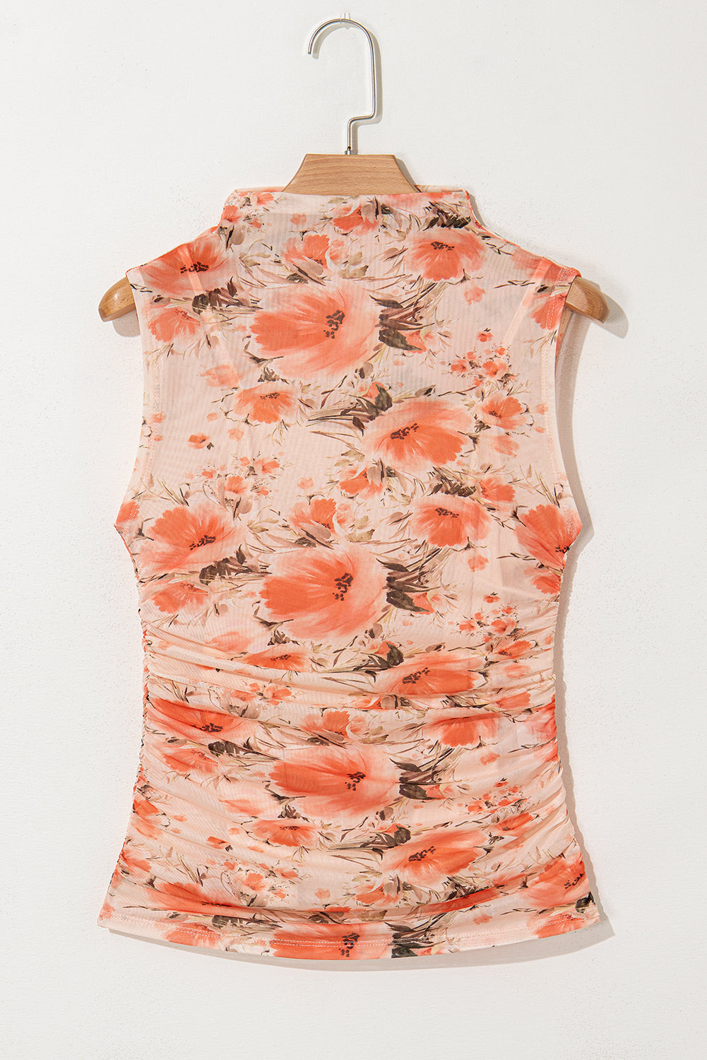 Débardeur slim en maille à imprimé floral