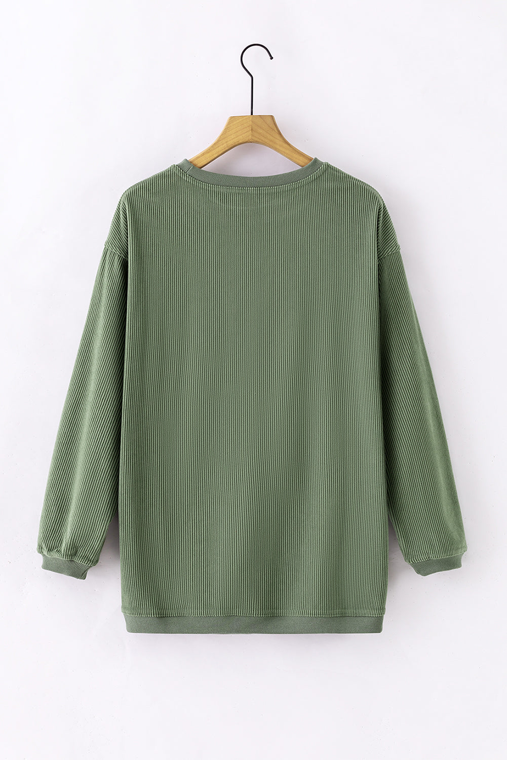 Sweat oversize en velours côtelé