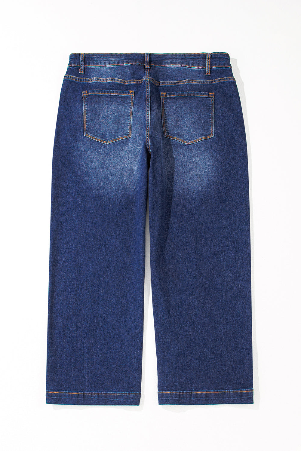 Jean Taille Haute Coutures Larges de Grande Taille