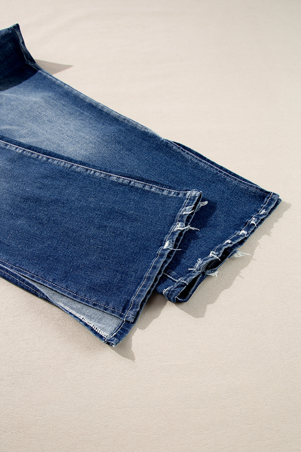 Jean Flare Taille Haute Fentes Latérales de Grande Taille