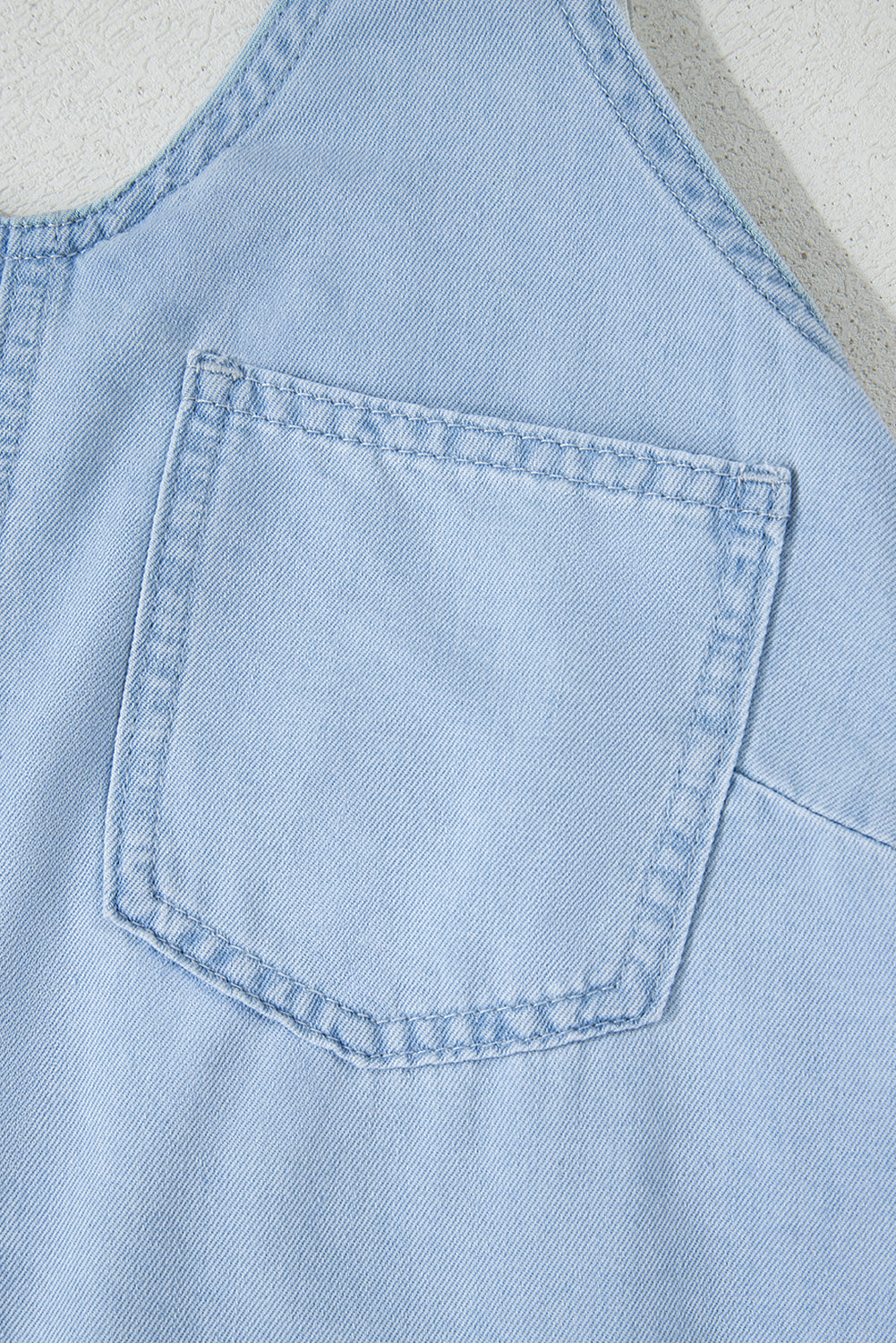 Débardeur en jean dos nu noué
