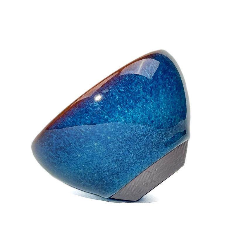 Blue Jian Zhan Tenmoku Tea Bowl