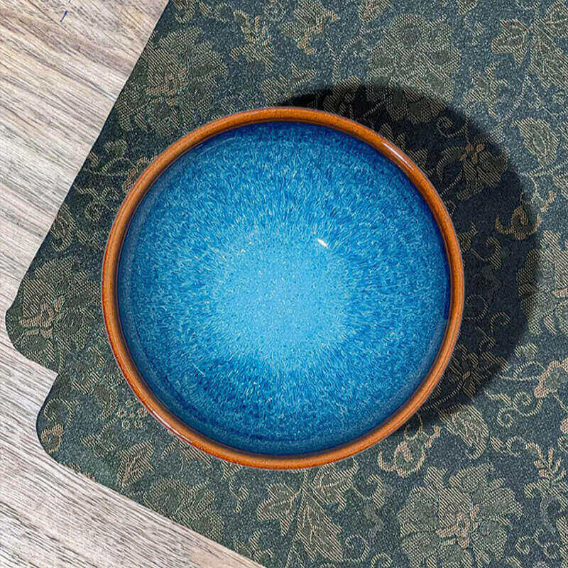 Blue Jian Zhan Tenmoku Tea Bowl