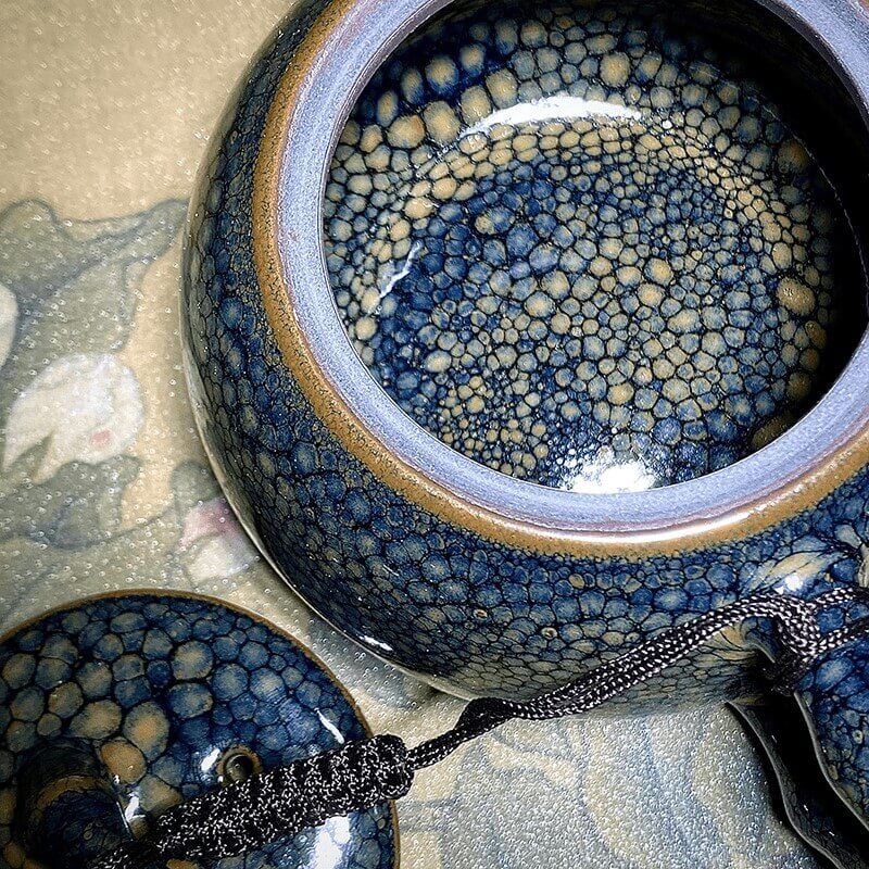Blue Partridge Jian Zhan Tenmoku Teapot