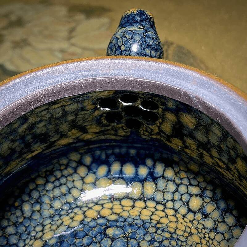 Blue Partridge Jian Zhan Tenmoku Teapot