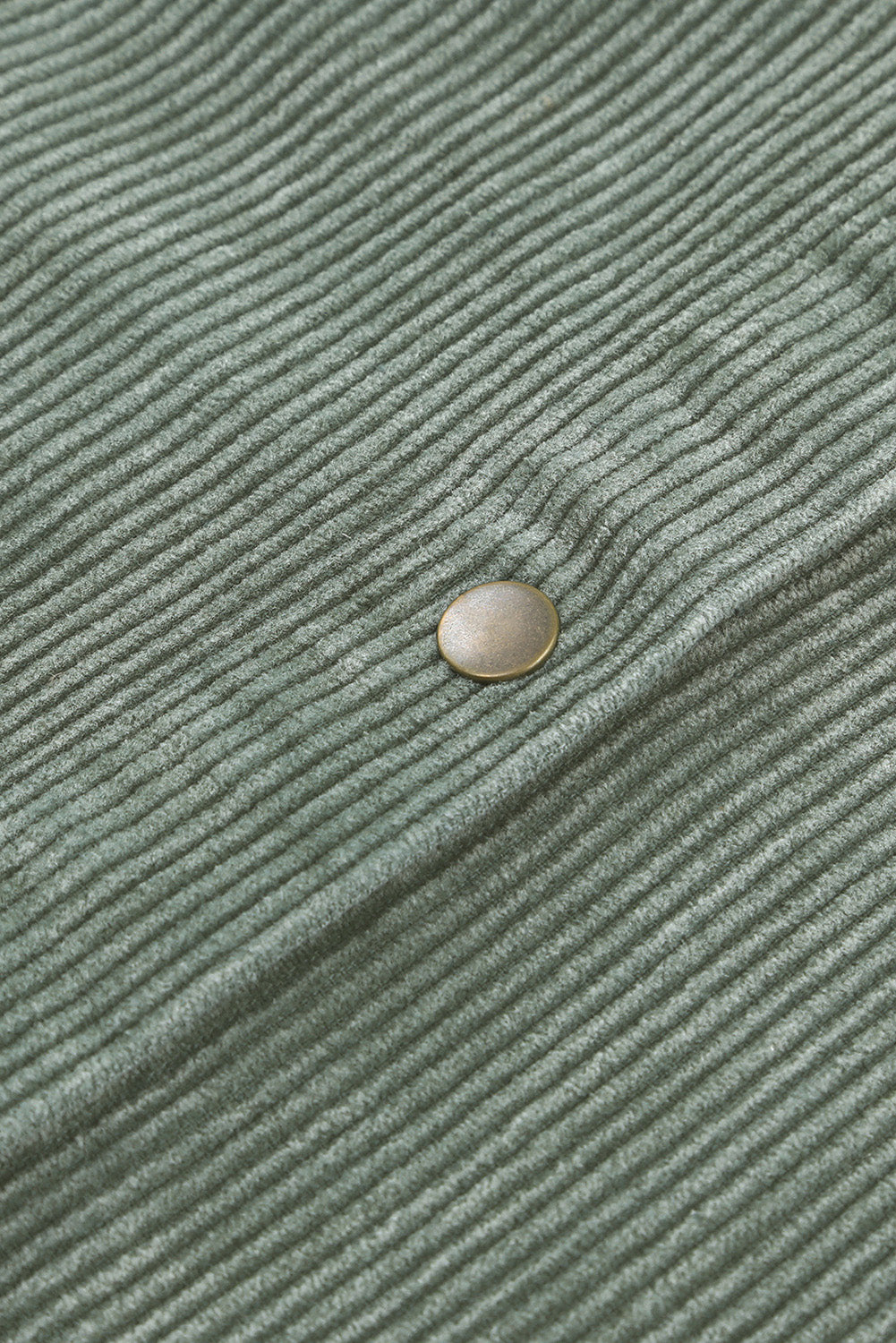 Veste a capuche boutonnée en velours côtelé color block