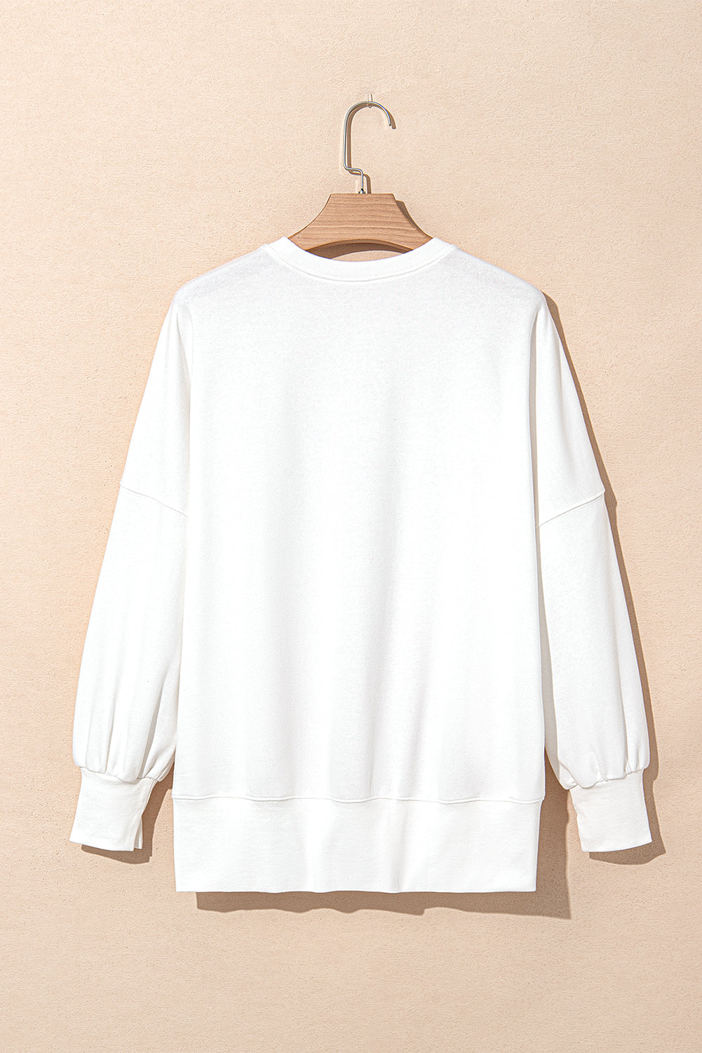 Sweat-shirt surdimensionné a paillettes et nœud papillon