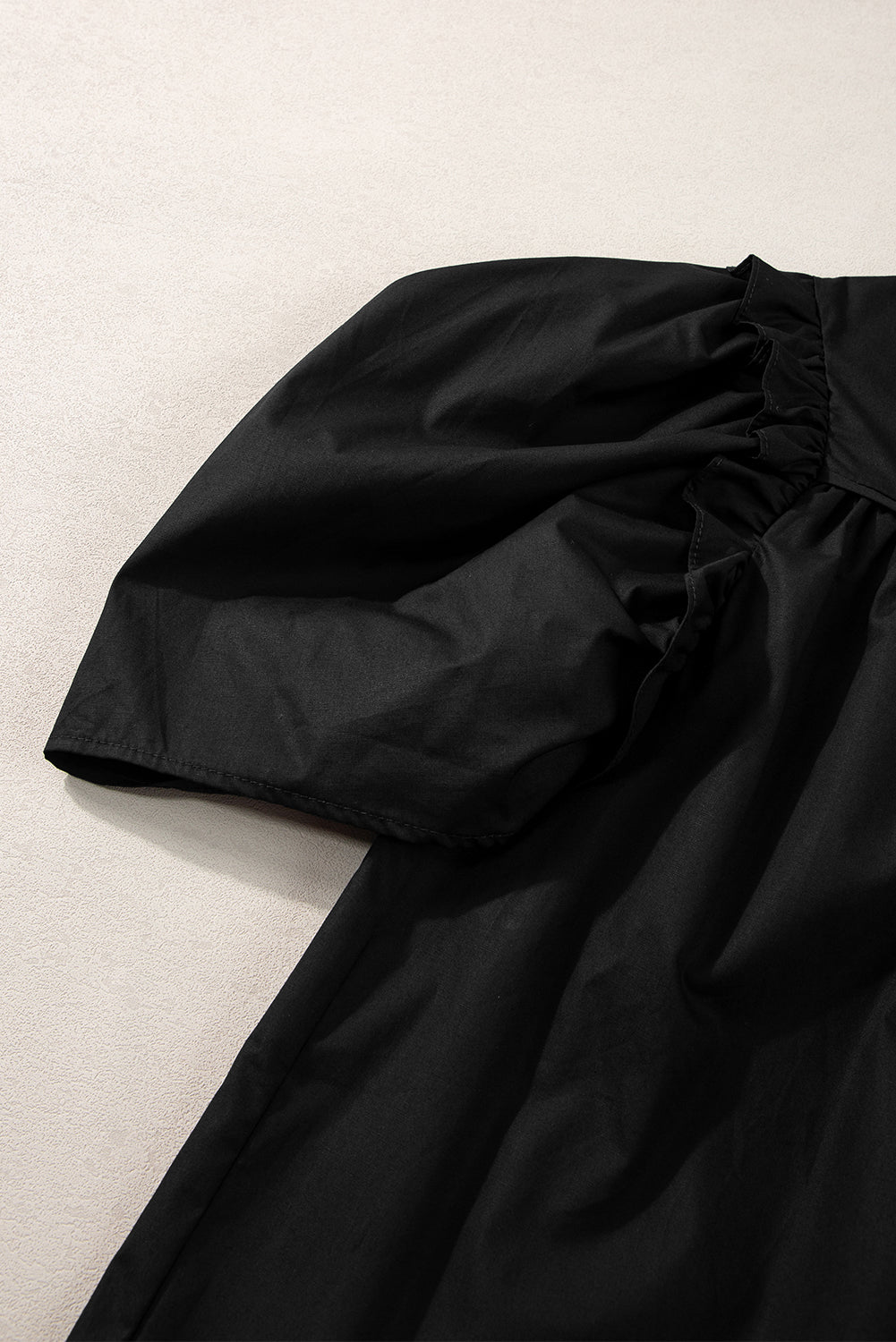 Chemise ample à manches bouffantes