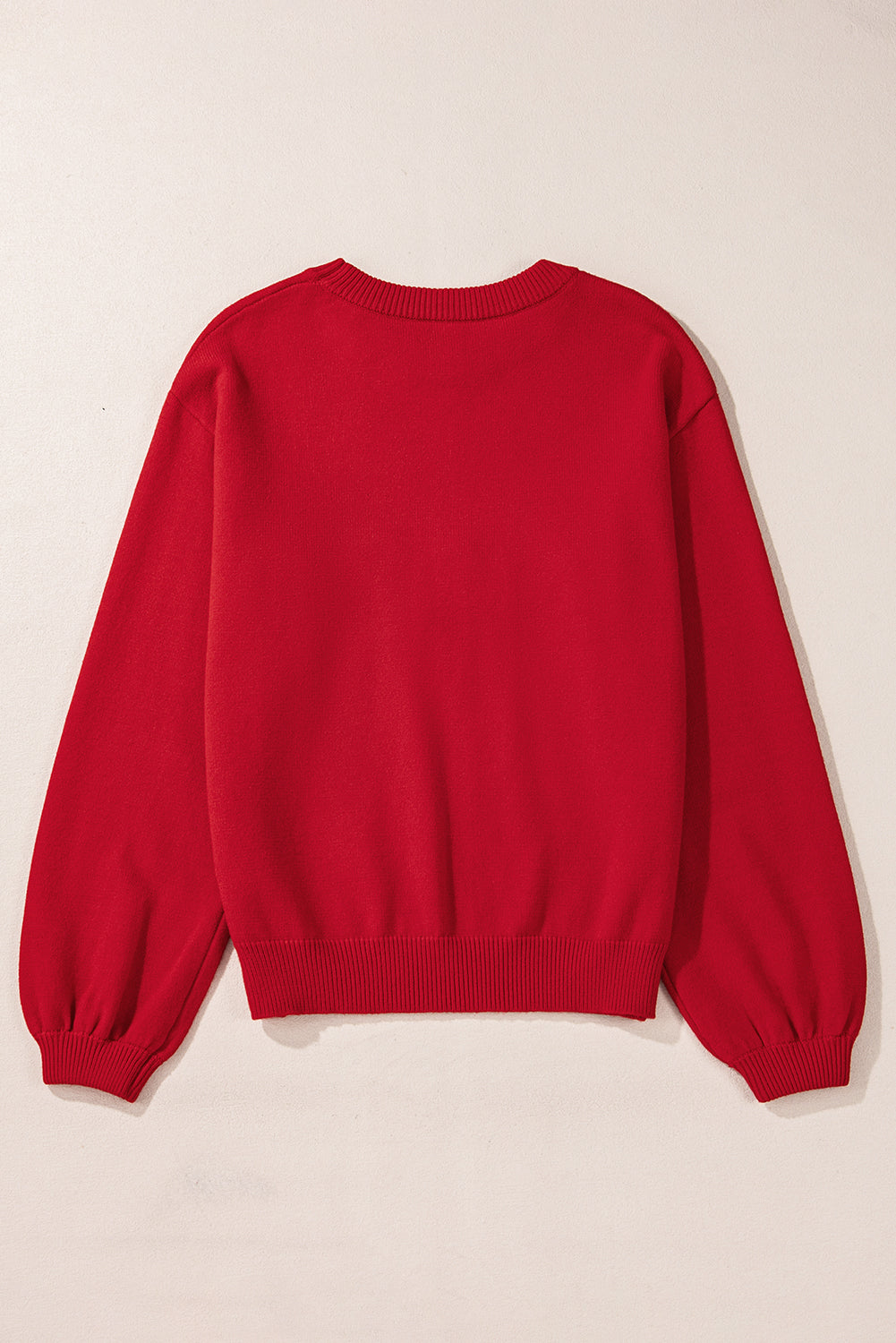 Pull décontracté joyeux perlé avec perles