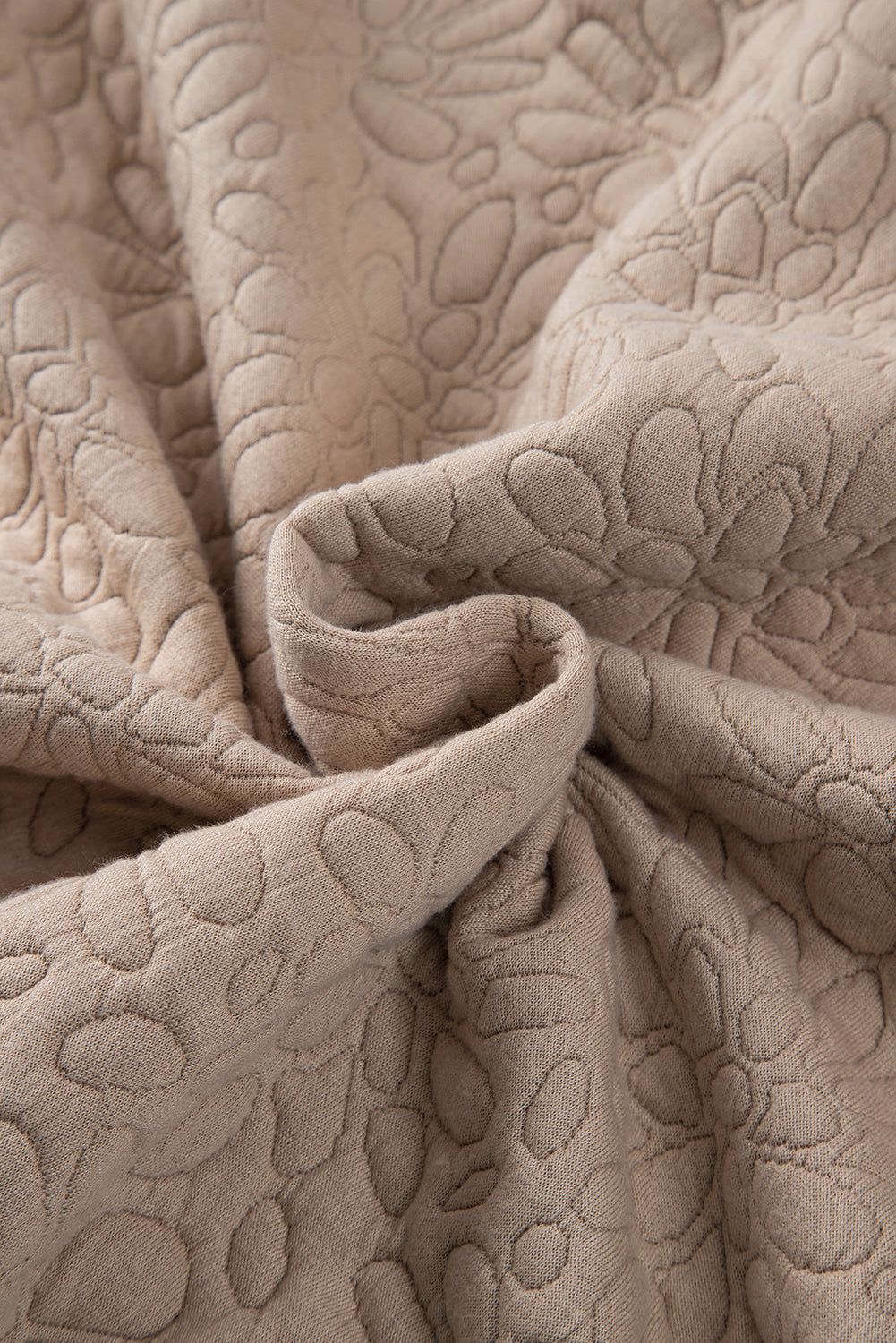 Veste matelassée a fleurs