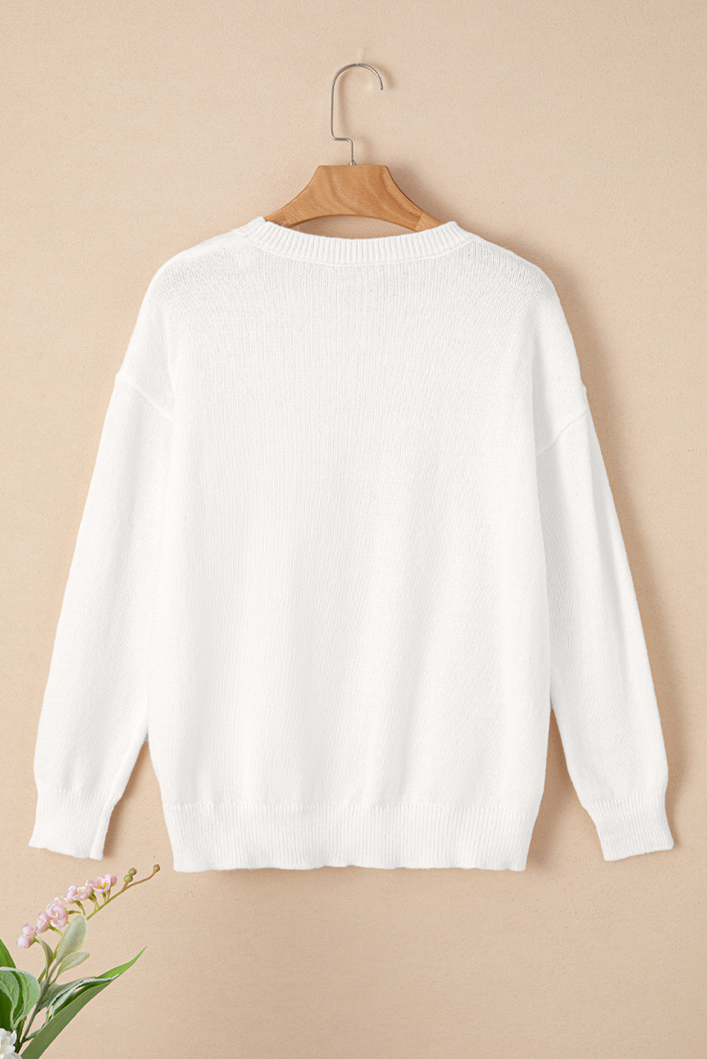 Pull décontracté a col rond Merry & Bright