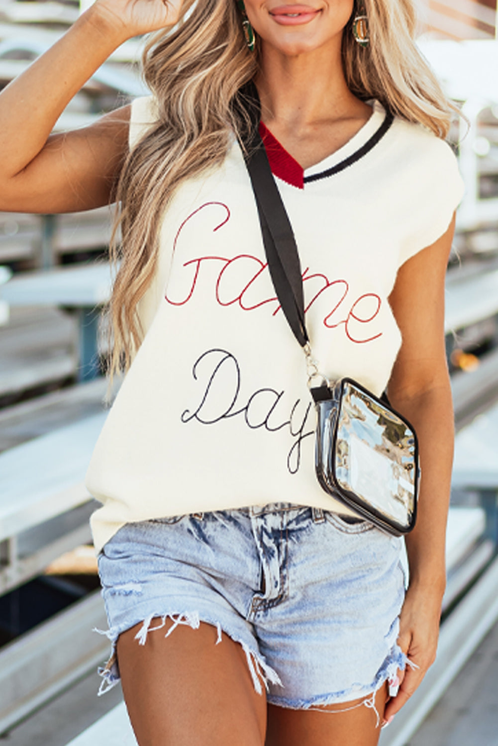 gilet pull vintage Game Day