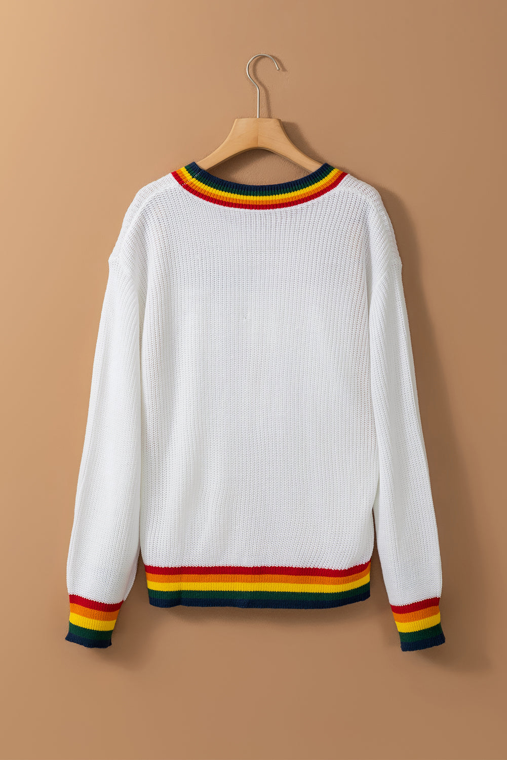 Pull a rayures colorées Merry & Bright